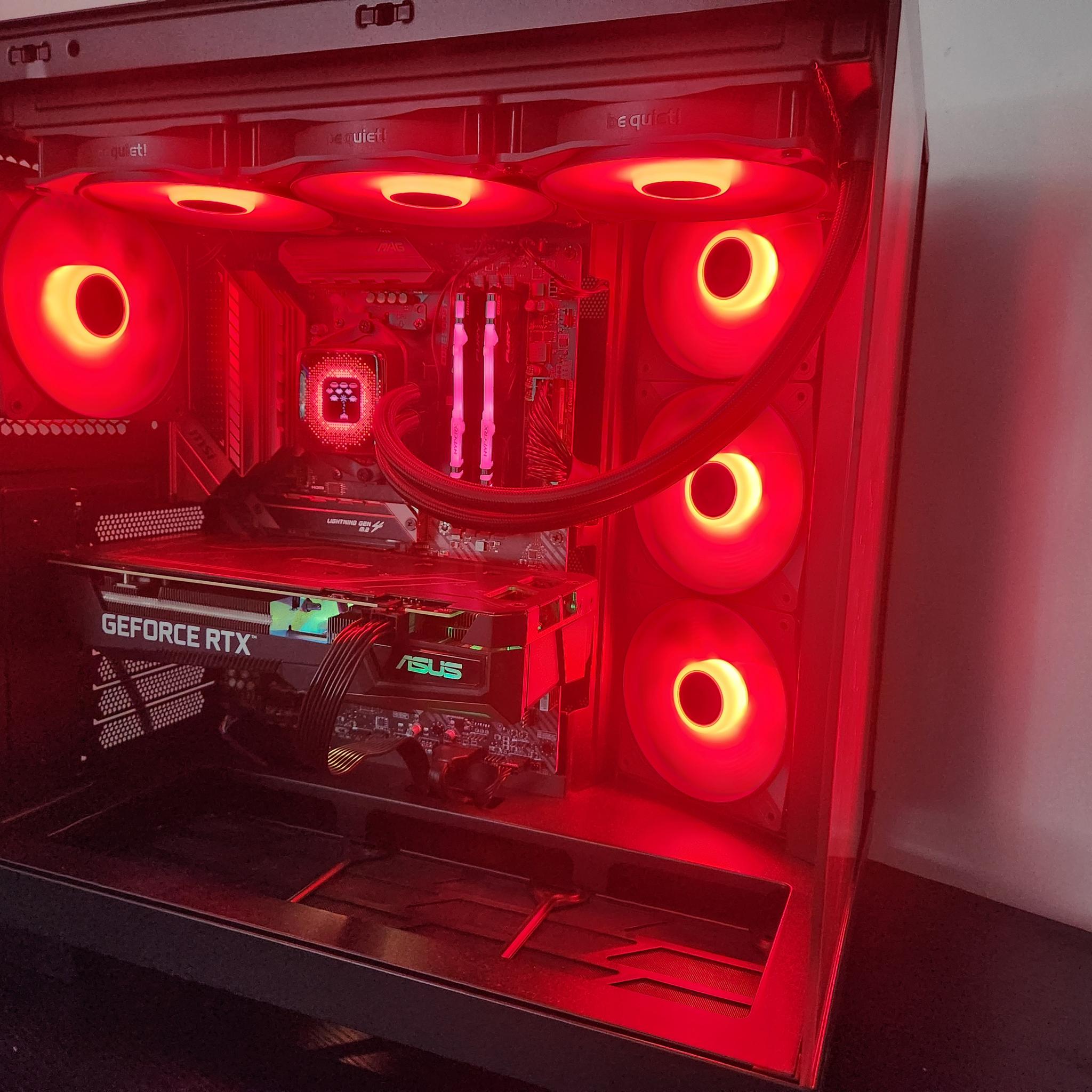 BIG RED: POWER HOUSE RTX 1440p GAMING PC!