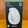 Logitech Lift Vertical Ergonomic Mouse Off-White right-handed