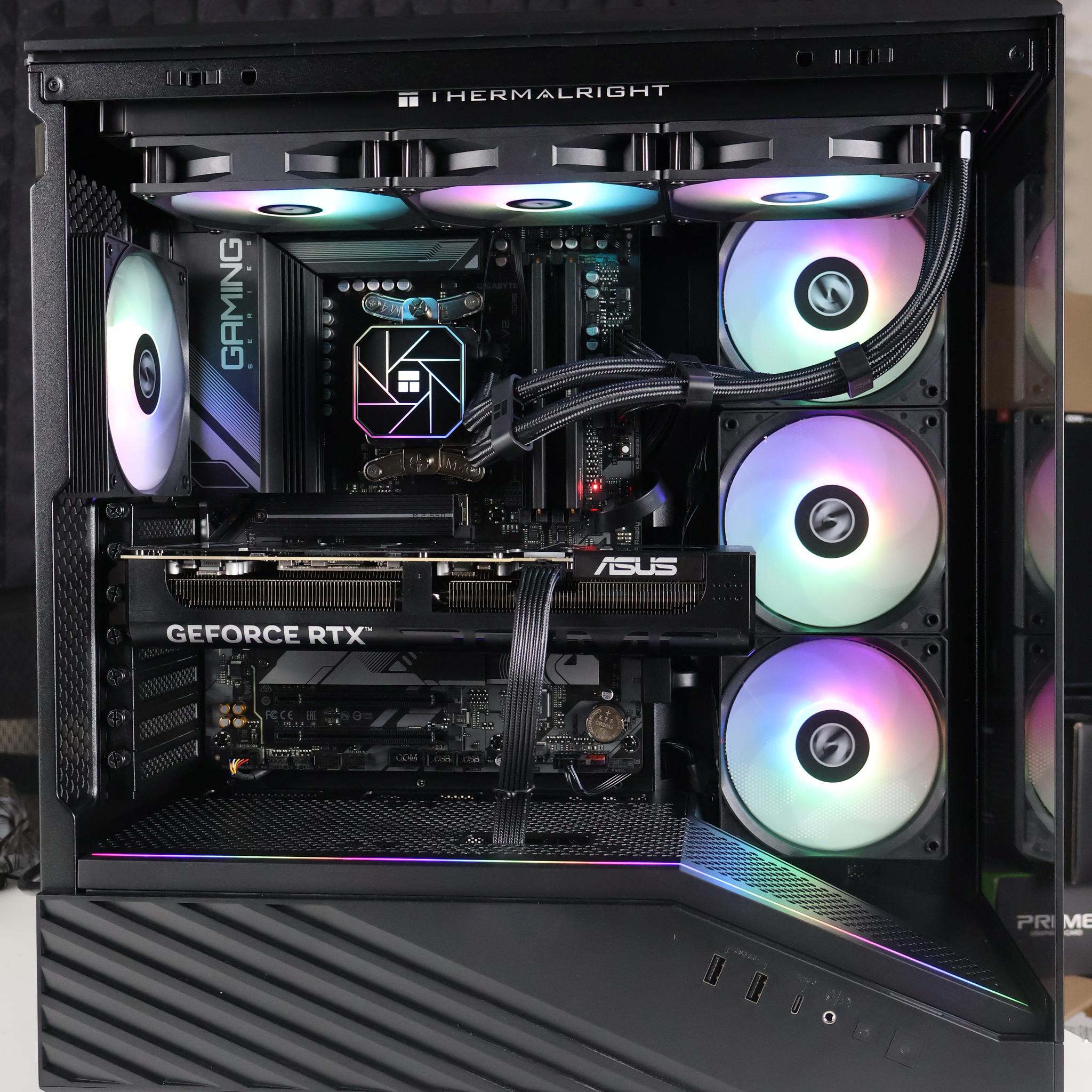⚫ Ryzen 7 9700X/RTX 5070Ti 16GB Gaming/Streaming PC ⚫