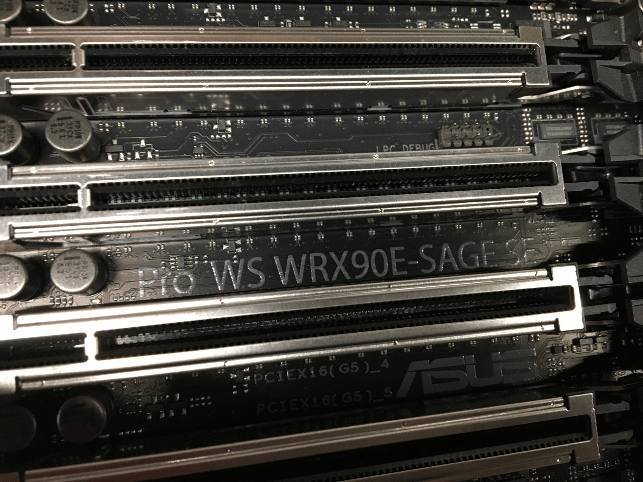 ASUS Pro WS WRX90E-SAGE SE sTR5 DDR5 EEB Motherboard - Open Box Board Only