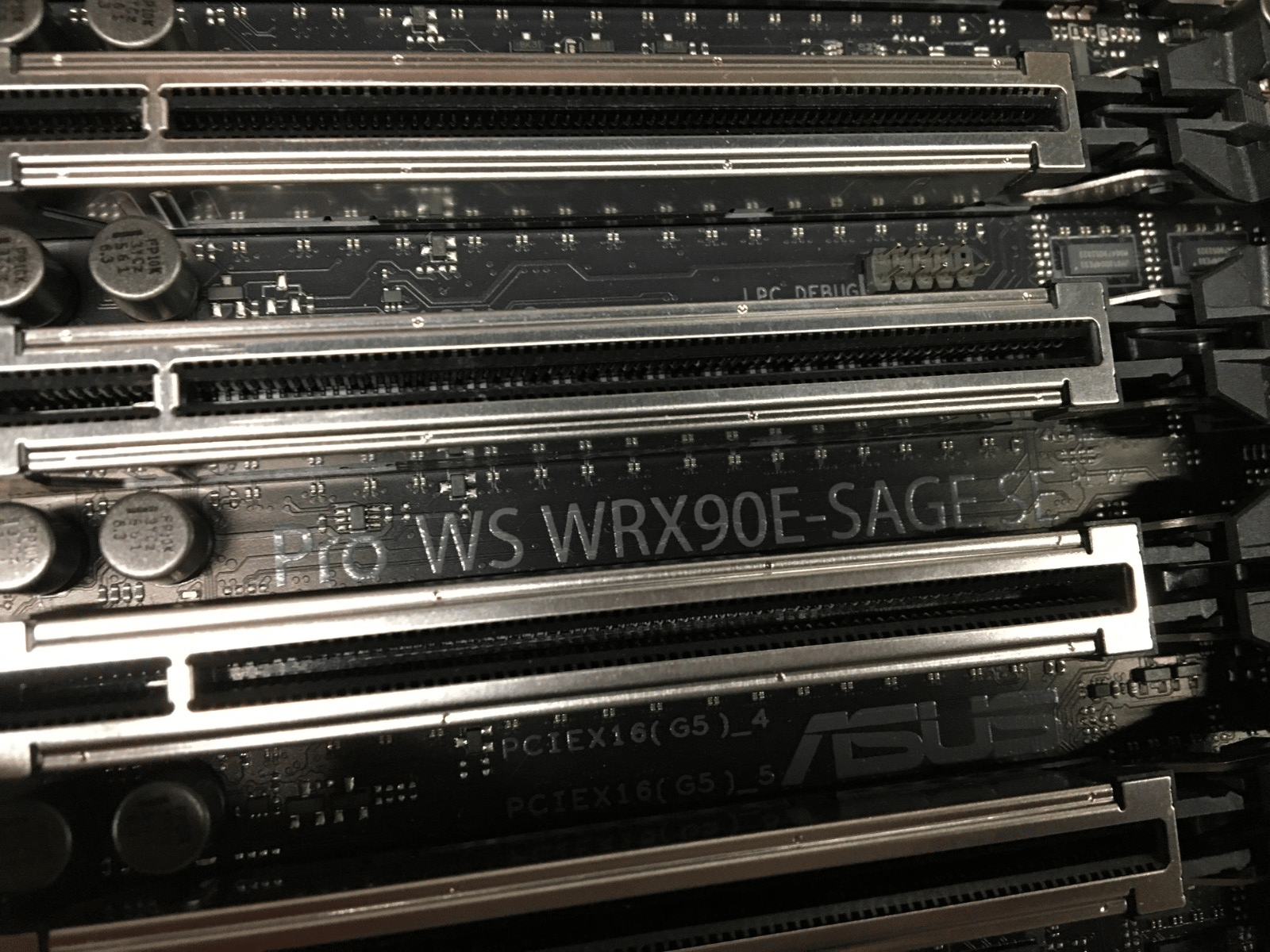 ASUS Pro WS WRX90E-SAGE SE sTR5 DDR5 EEB Motherboard - Open Box Board Only