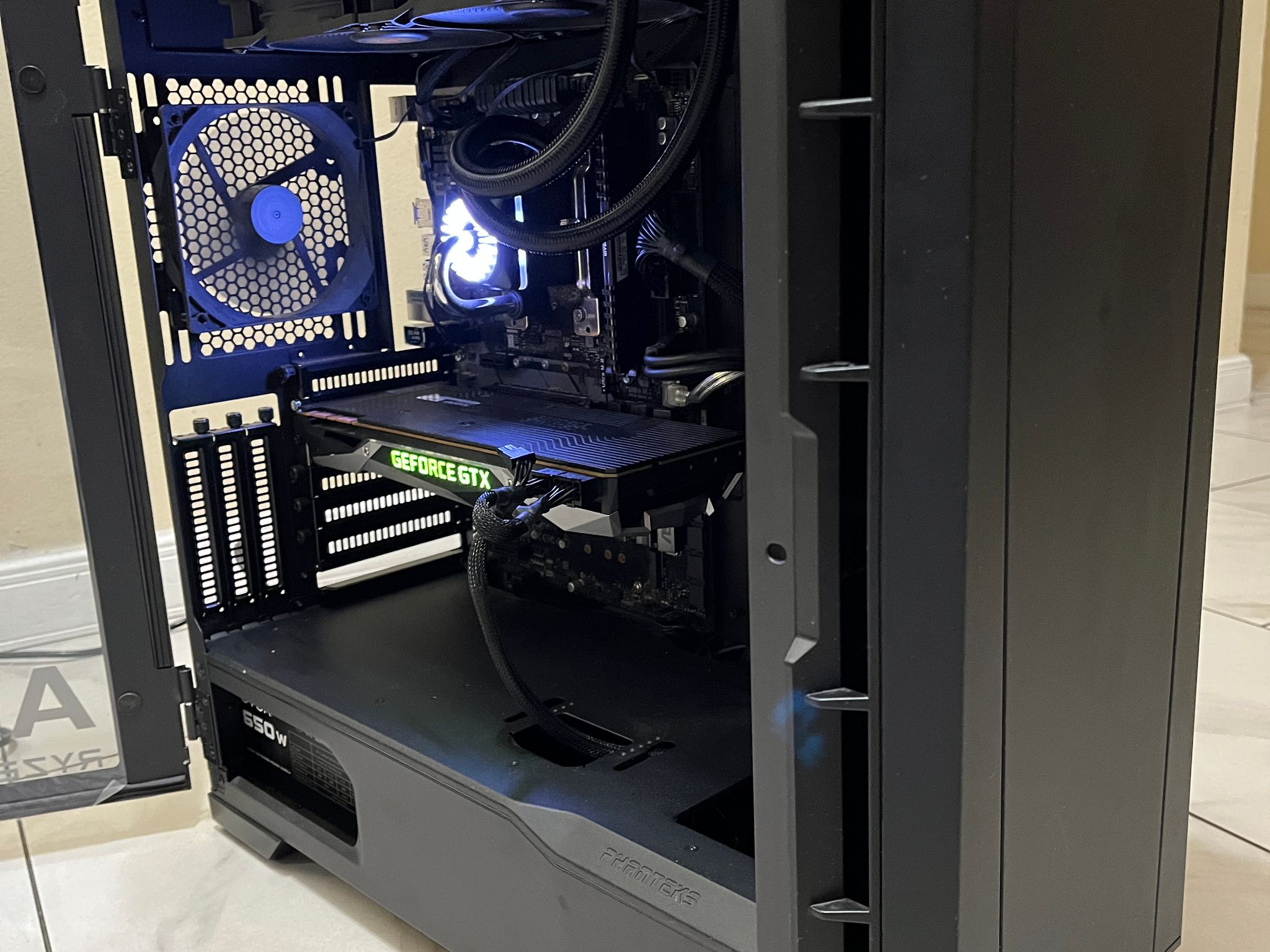 🟠🔥NVIDIA GTX 1080 Ti, AMD Ryzen 7 2700X, 16GB RAM, 500 GB SSD, High FPS Custom Gaming PC