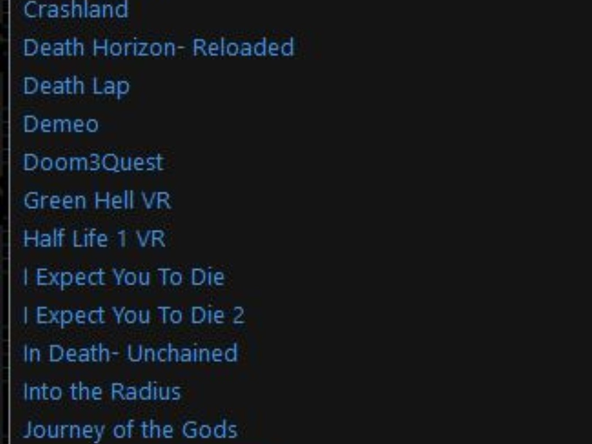 Meta Oculus Quest With Games And Accessories.