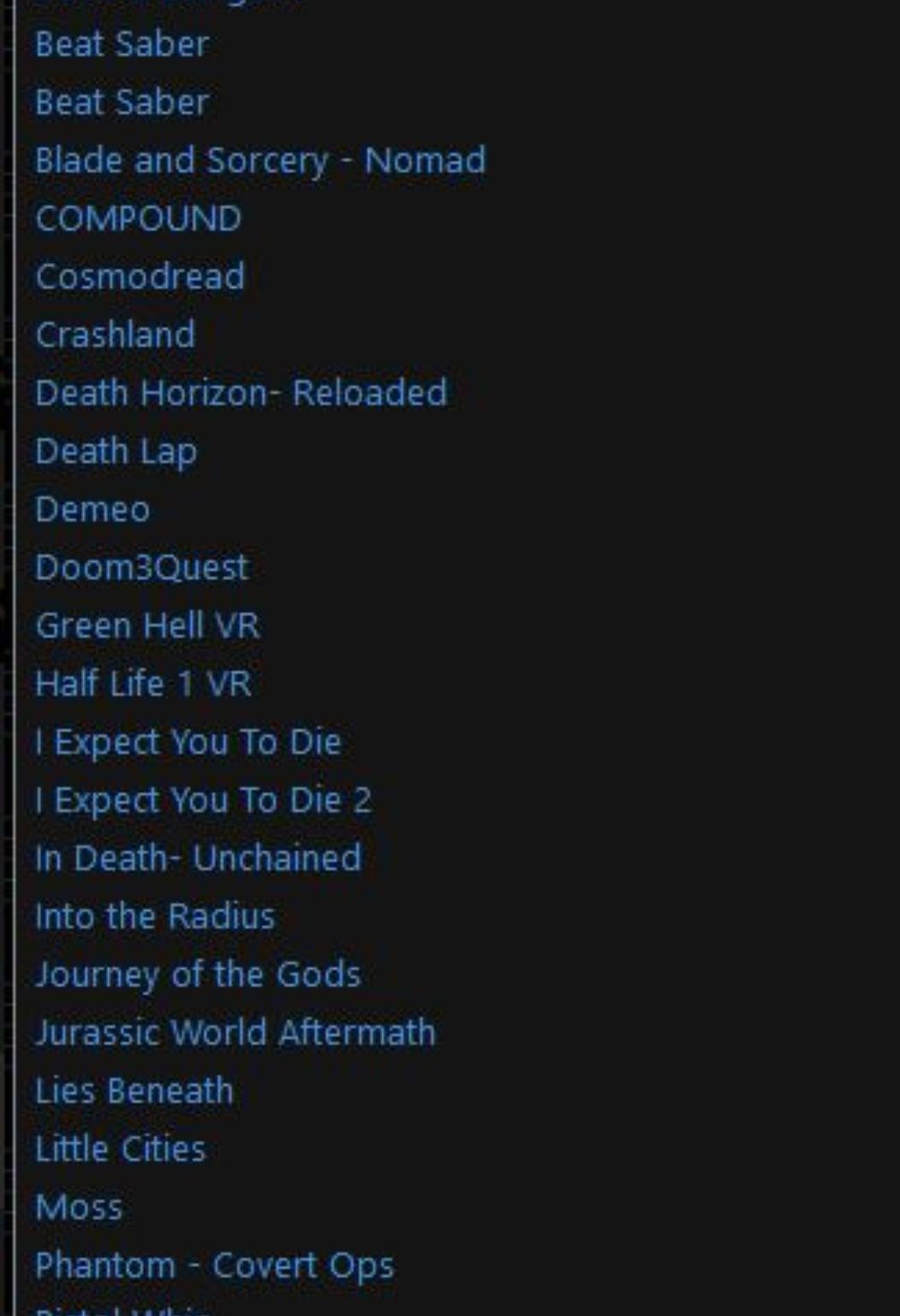 Meta Oculus Quest With Games And Accessories.