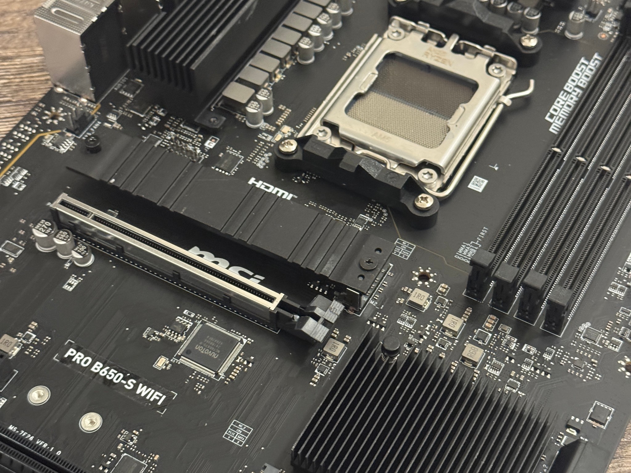 FOR PART - MSI PRO B650-S WIFI - Broken Pins
