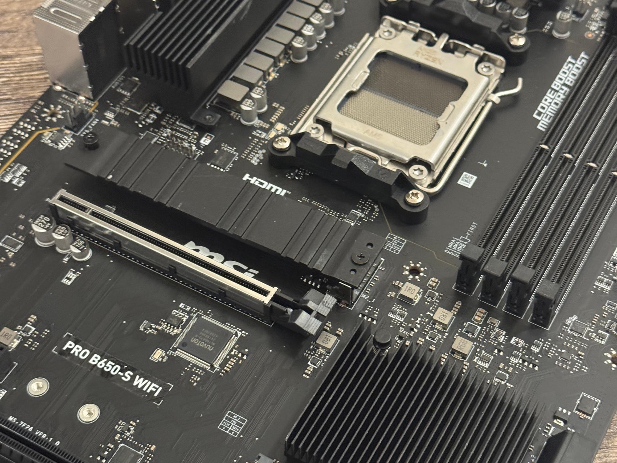 FOR PART - MSI PRO B650-S WIFI - Broken Pins