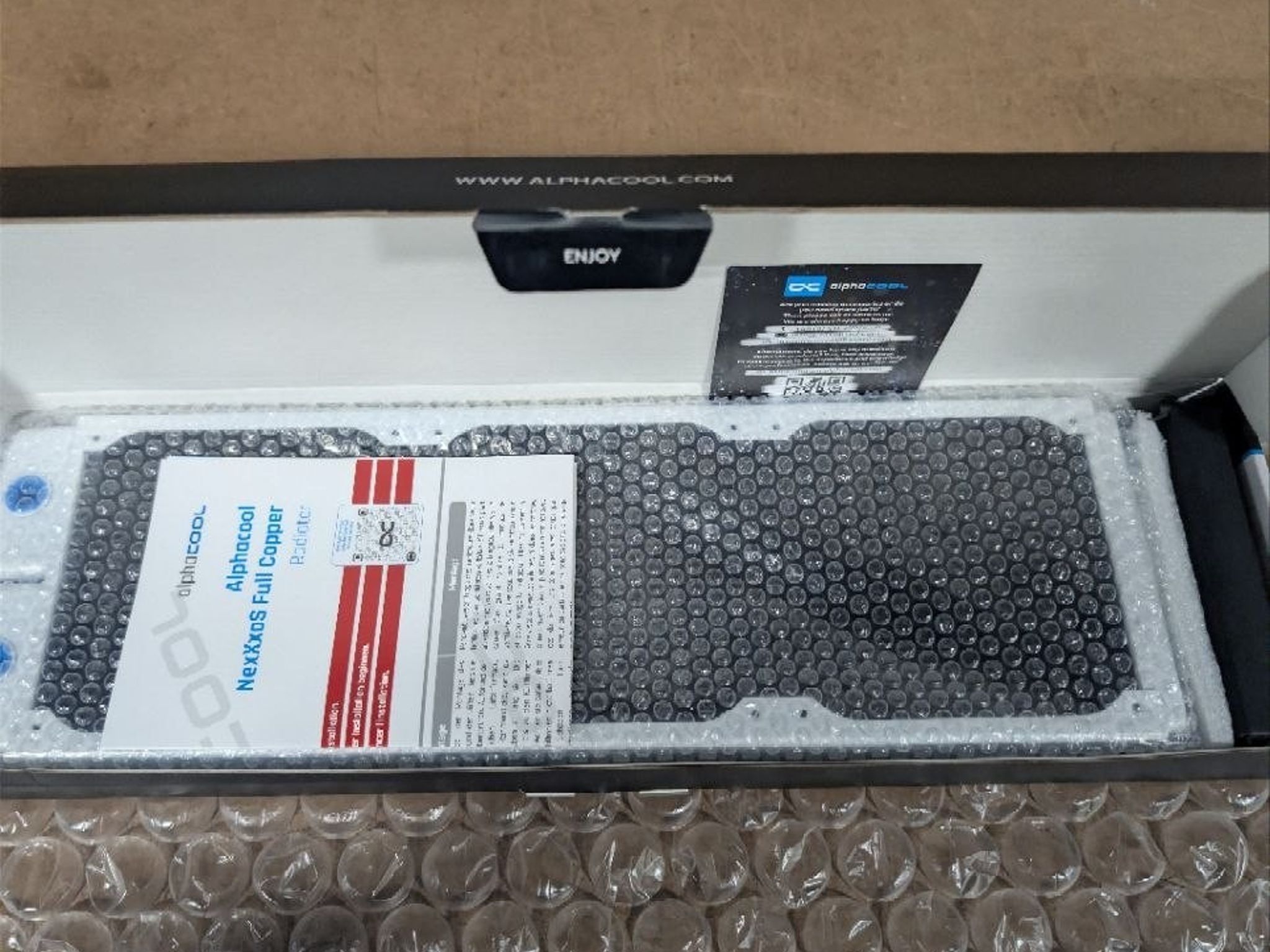 Alphacool HPE-30 Full Copper 360mm Radiator - White (10225)
