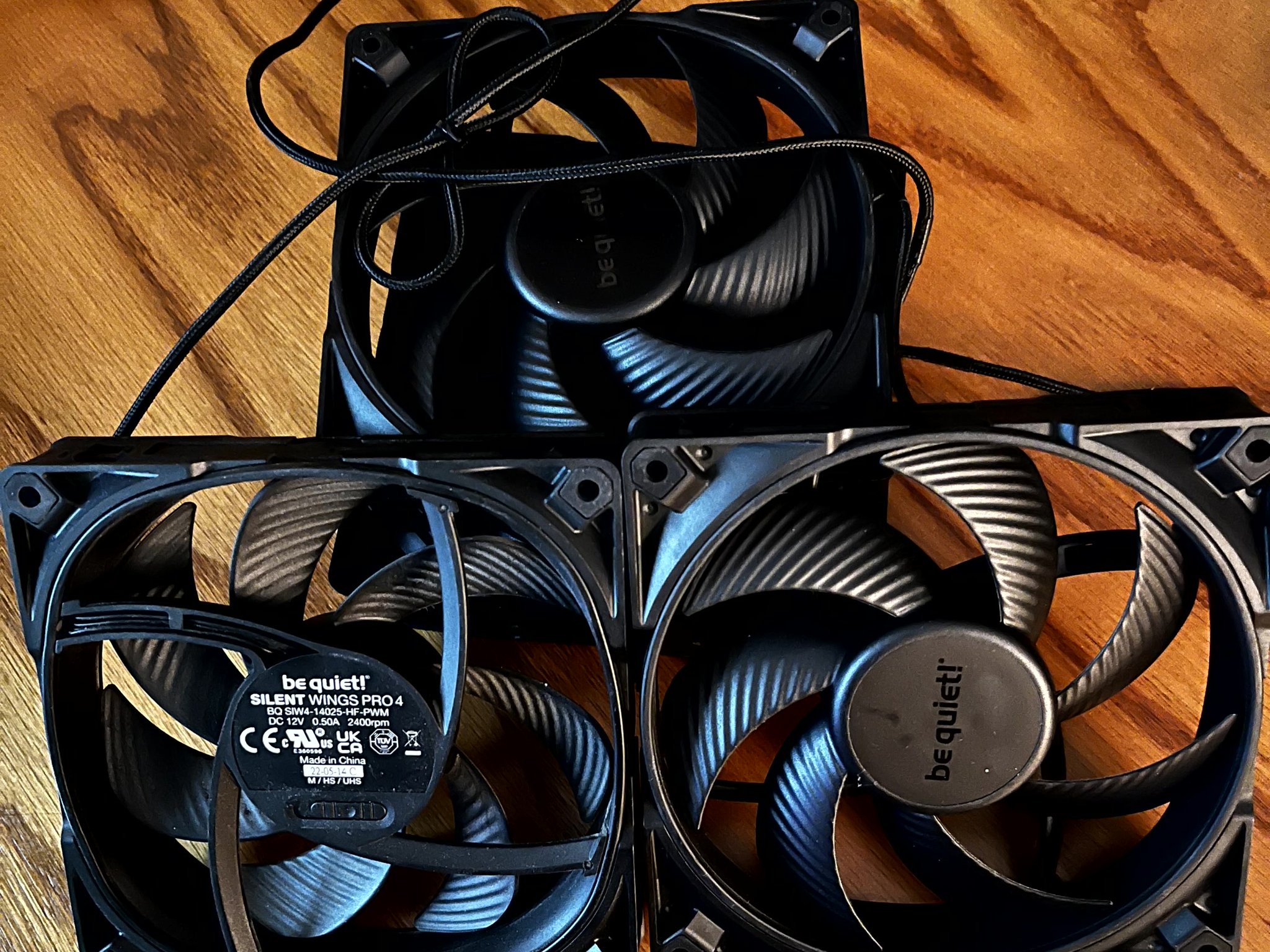 be quiet! Silent Wings Pro 4 140mm black (total of 15 fans)