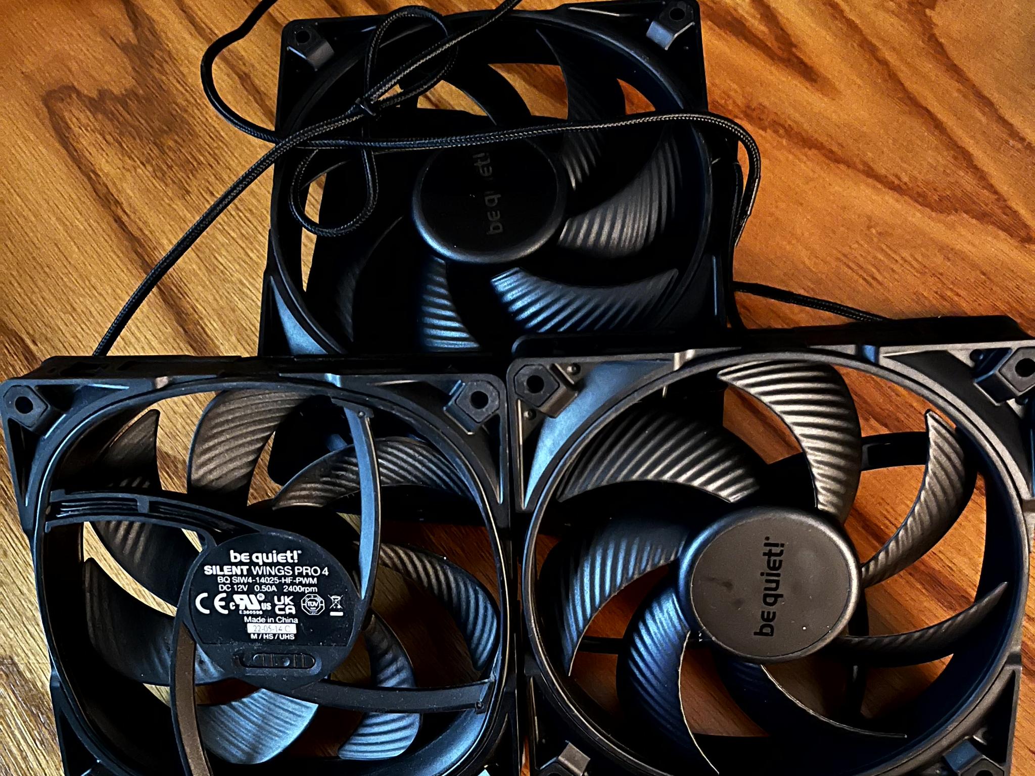 be quiet! Silent Wings Pro 4 140mm black (total of 15 fans)