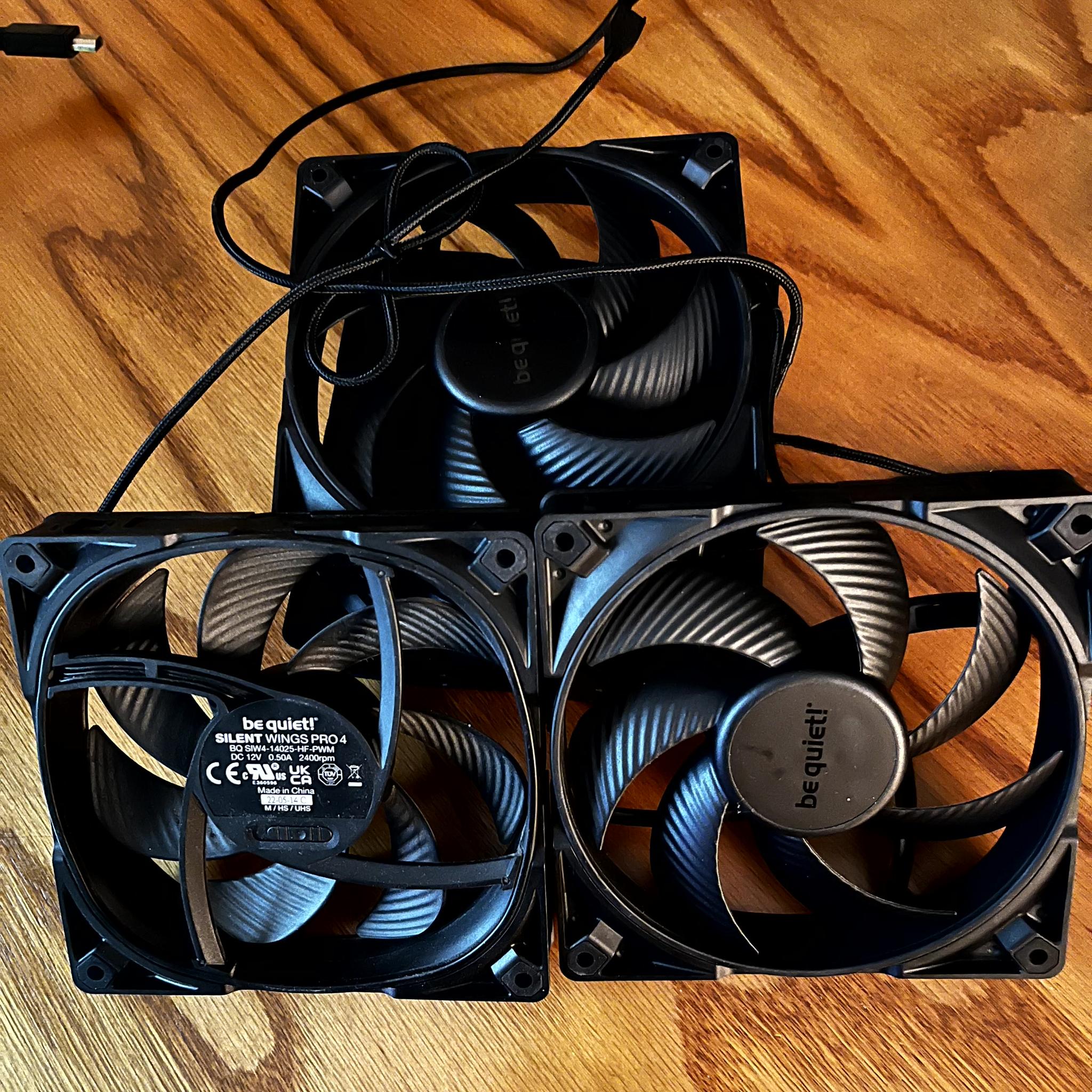 be quiet! Silent Wings Pro 4 140mm black (total of 15 fans)