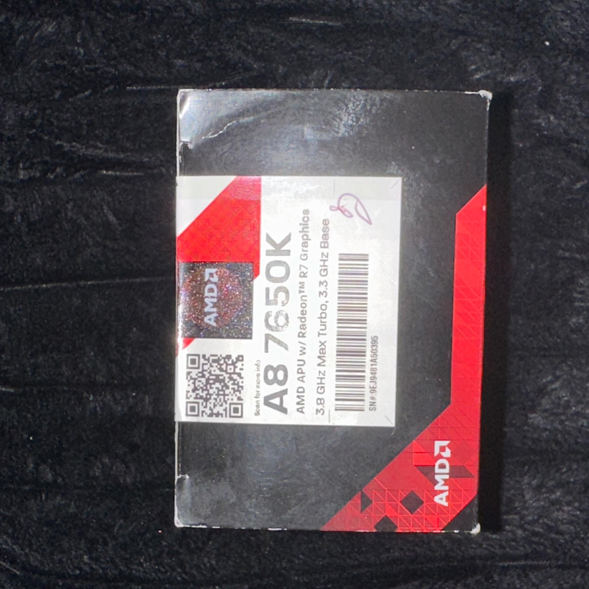 On sale  AMD A8-7650K cpu sealed brand new