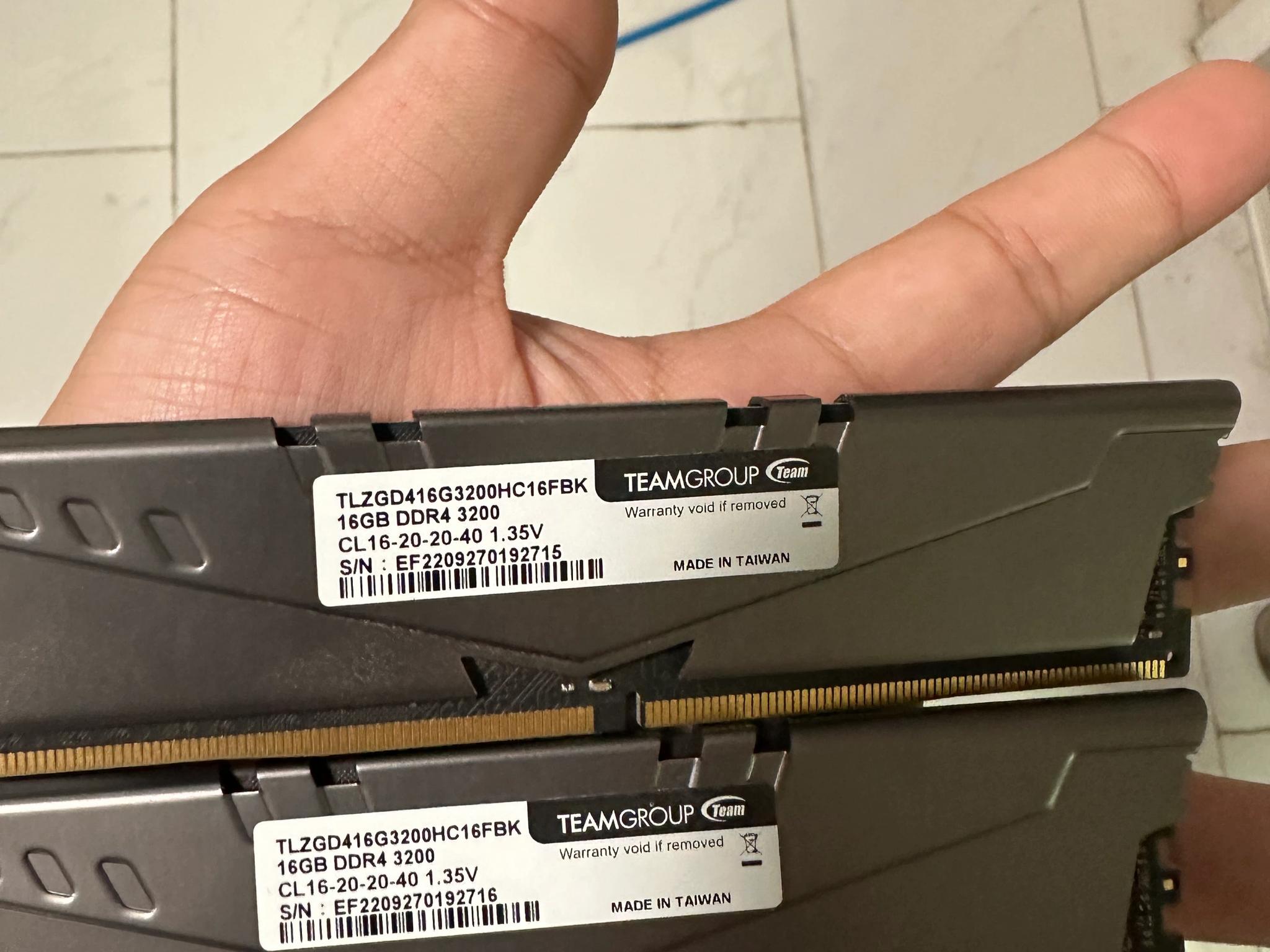 DDR4 32GB (2x16GB) 3200MHz CL 16 TEAMGROUP T-Force Vulcan Z Ram