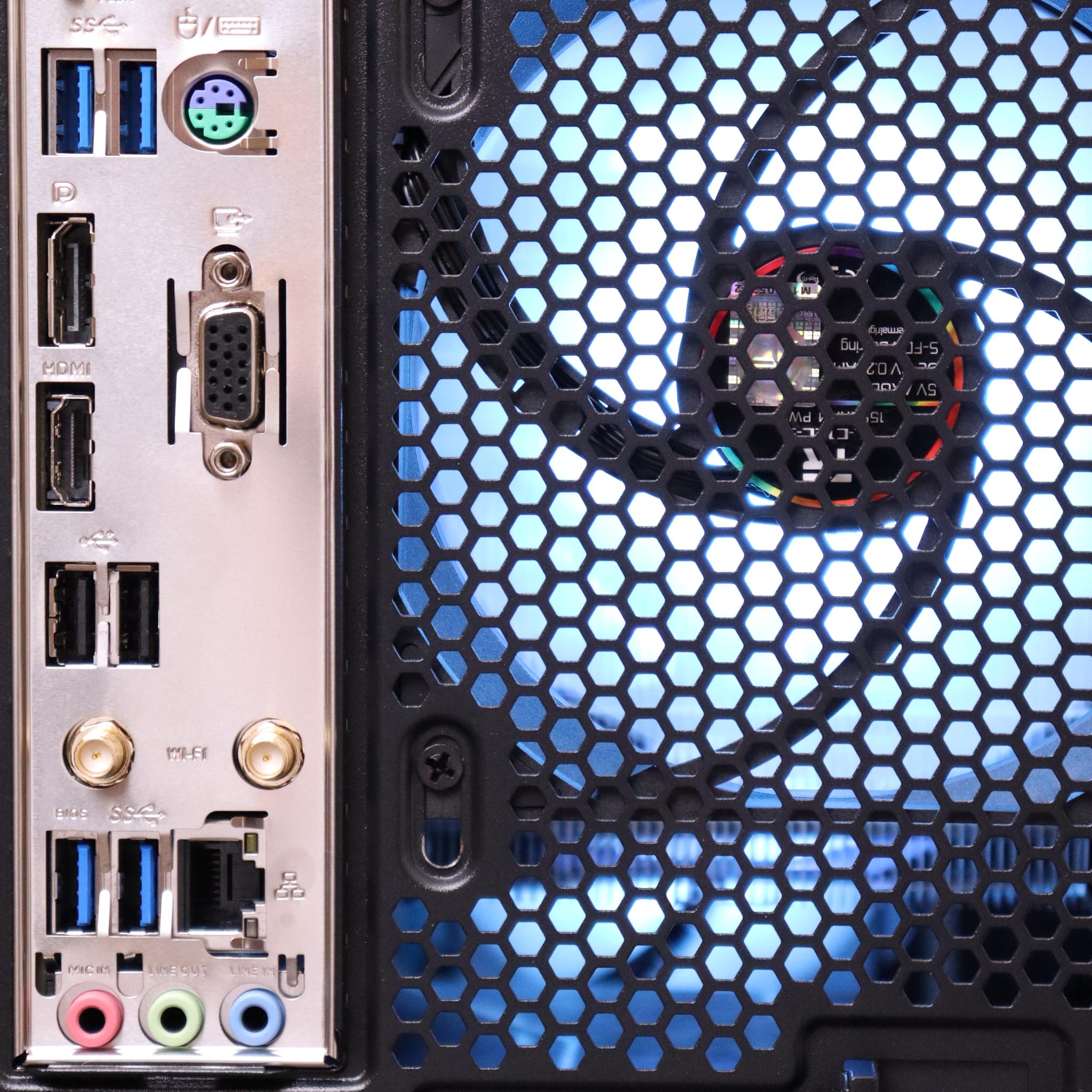 Black RGB 1080p Gaming PC | Ryzen 5 3600 - 5700xt