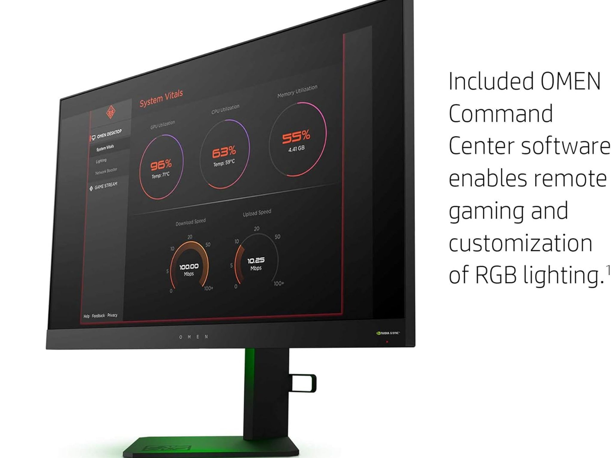 [USED] HP Gaming Computer, Ryzen 5 3500, GTX 1650, 512GB SSD