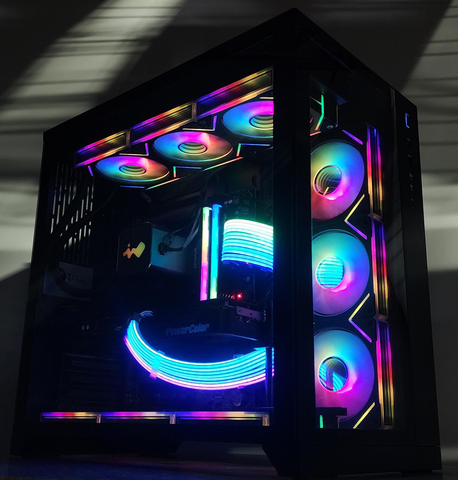 Gaming PC Ryzen 7 9800X3D 32GB RAM 2TB SSD RX 9070 XT 16GB Windows 11 Computer