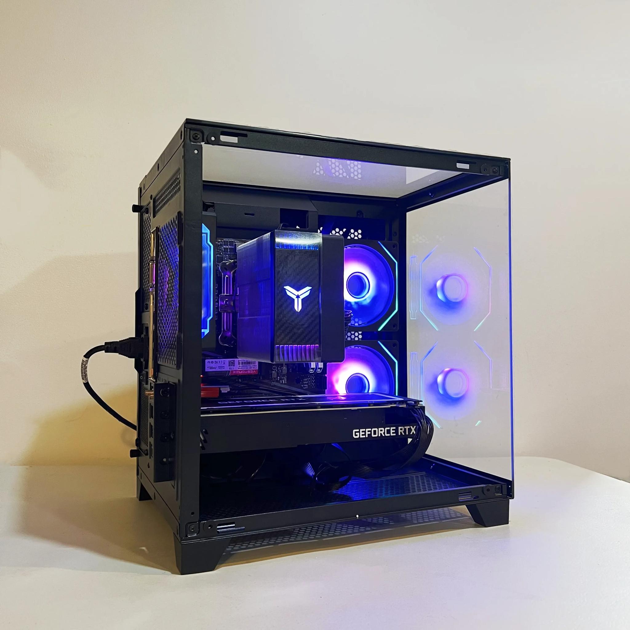 🔥For Sale🔥 RTX 3060Ti 8G|R5-5600|1TB M.2|16GB RAM|ARGB Fans|WIFI||DepxTech Pre-Built PC