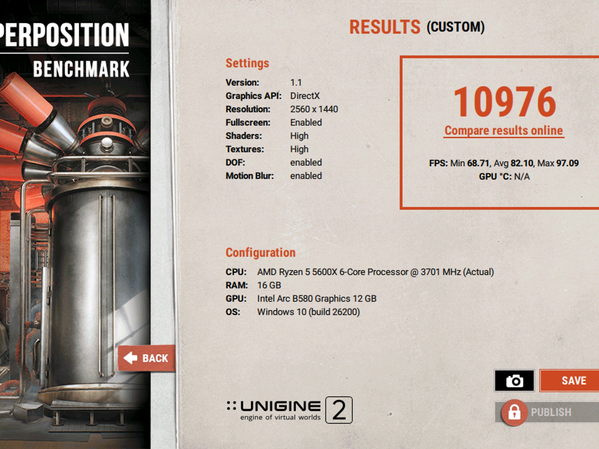 Gaming PC • Ryzen 5 5600X • Intel Arc B580 12GB