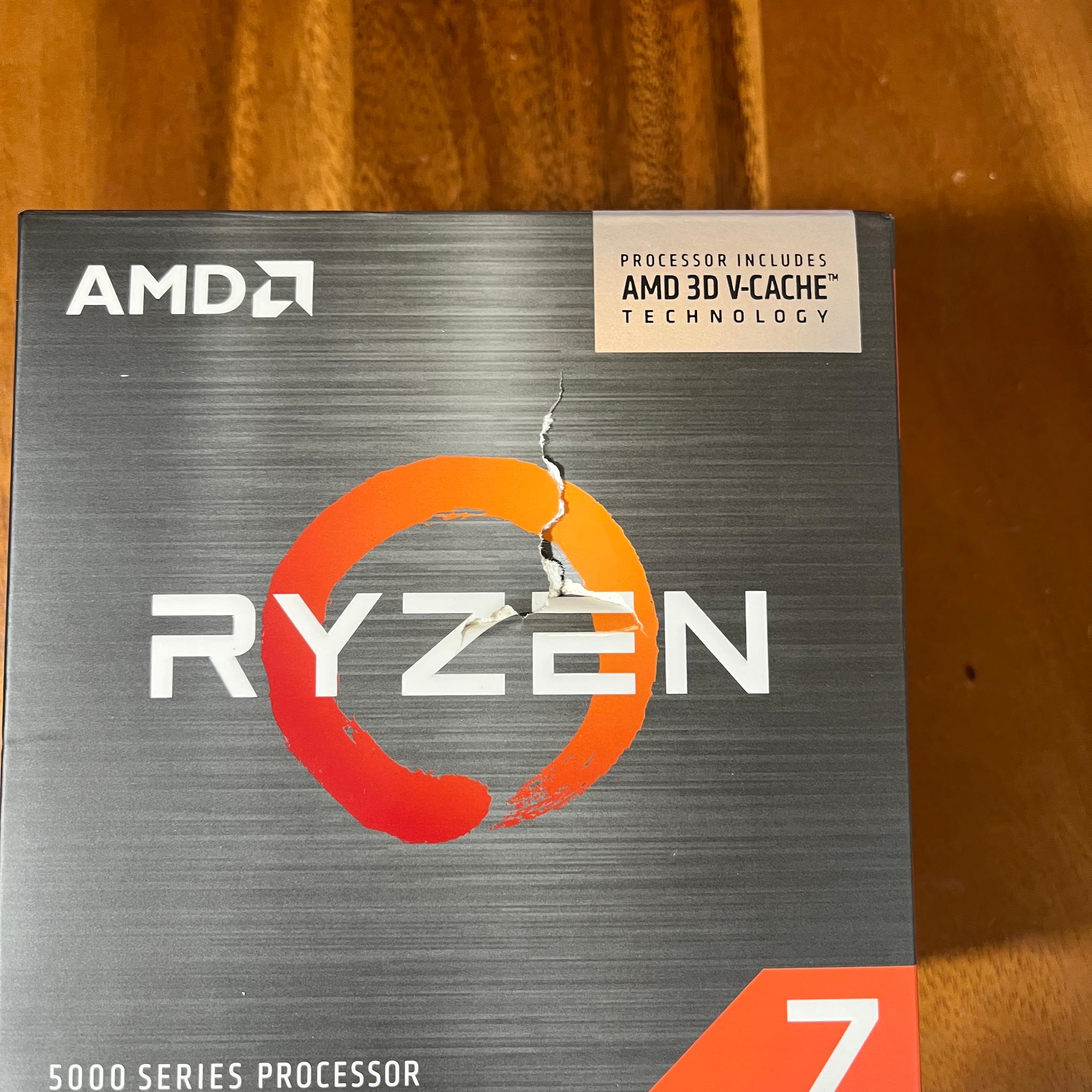 AMD Ryzen 7 5800X3D 8-core, 16-Thread Desktop Processor AM4 CPU