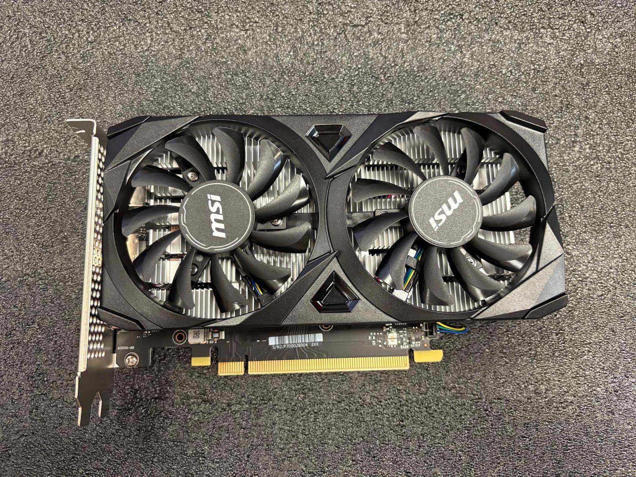 MSI GeForce RTX 3050 VENTUS 2X 6G OC Graphic Card - USED