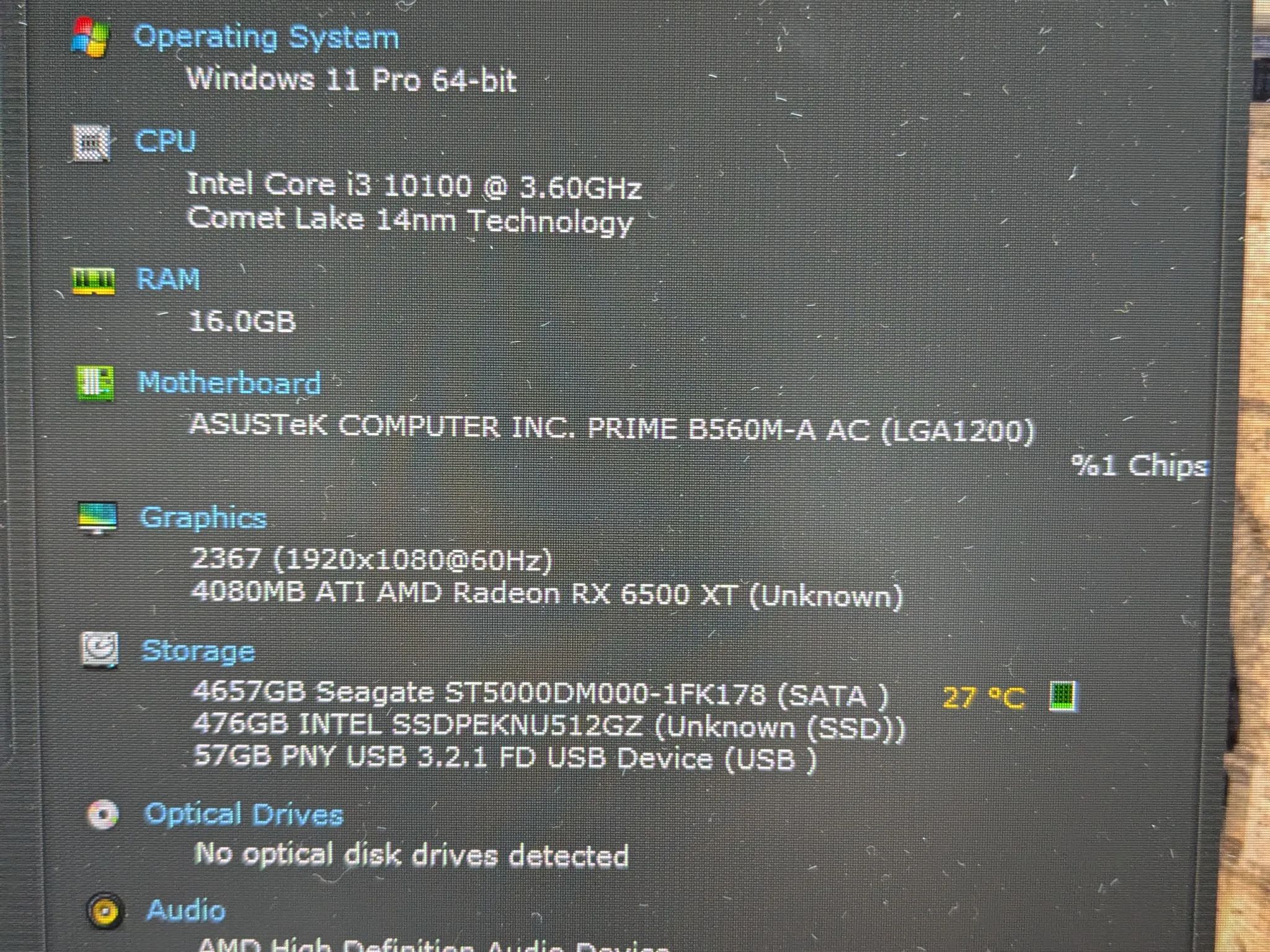 120 FPS Fortnite | 180 Day Warranty | Happy Upgrade Path! | i3-10100, RX 6500 XT, 5.5TB Storage