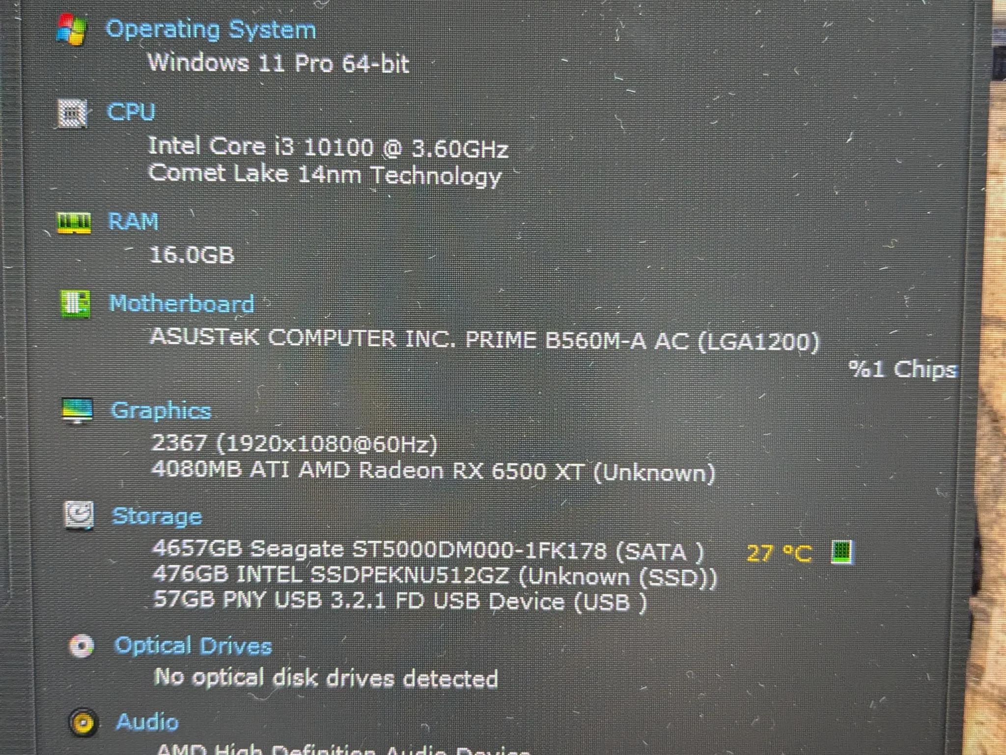 120 FPS Fortnite | 180 Day Warranty | Happy Upgrade Path! | i3-10100, RX 6500 XT, 5.5TB Storage