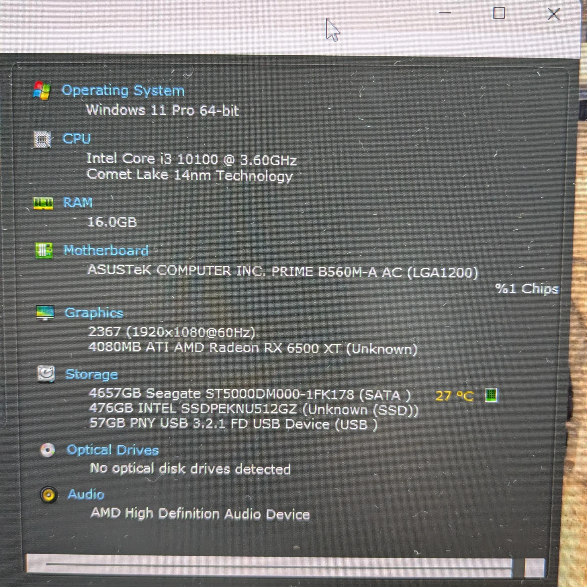 120 FPS Fortnite | 180 Day Warranty | Happy Upgrade Path! | i3-10100, RX 6500 XT, 5.5TB Storage