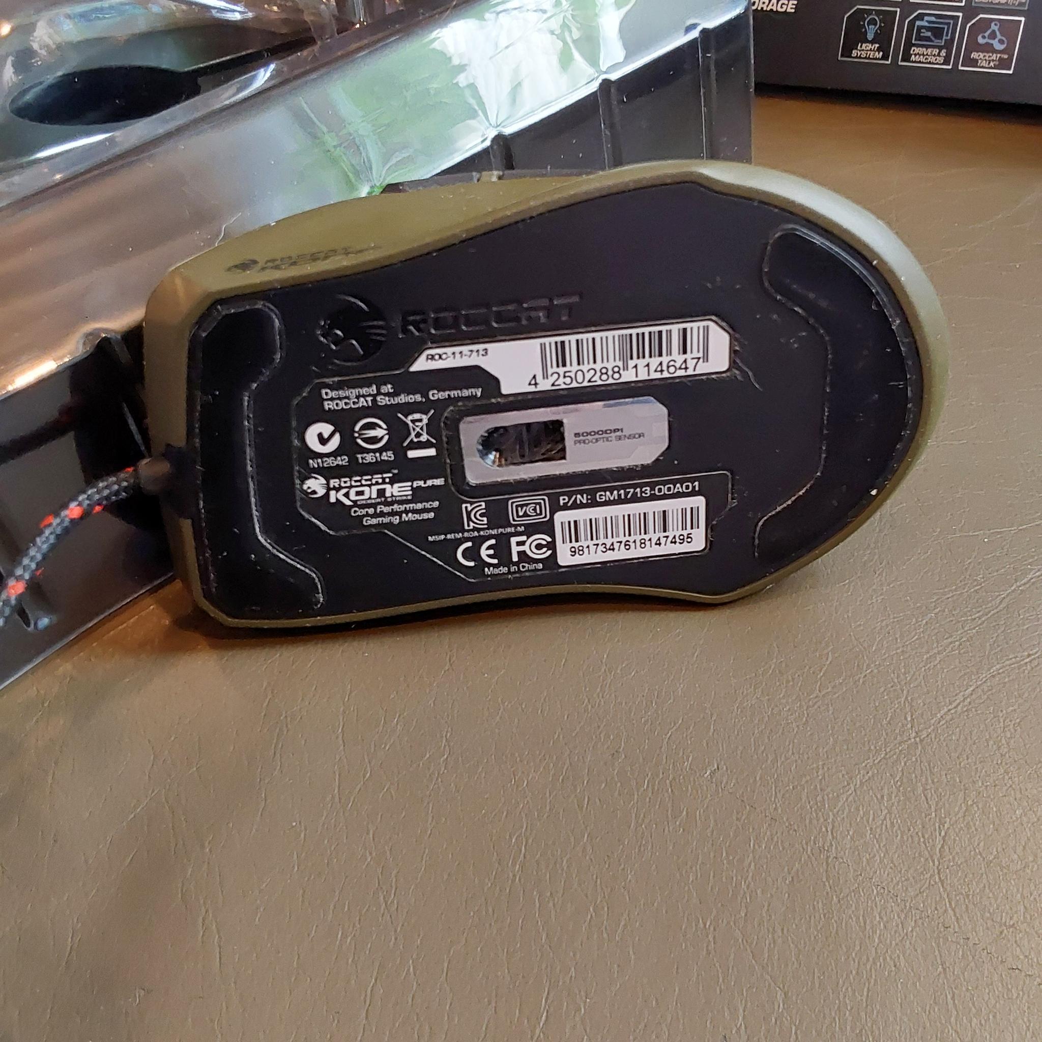 ROCCAT KONE Pure Military Edition Core Performance, USB Wired Optical Gaming Mouse - Desert Strike