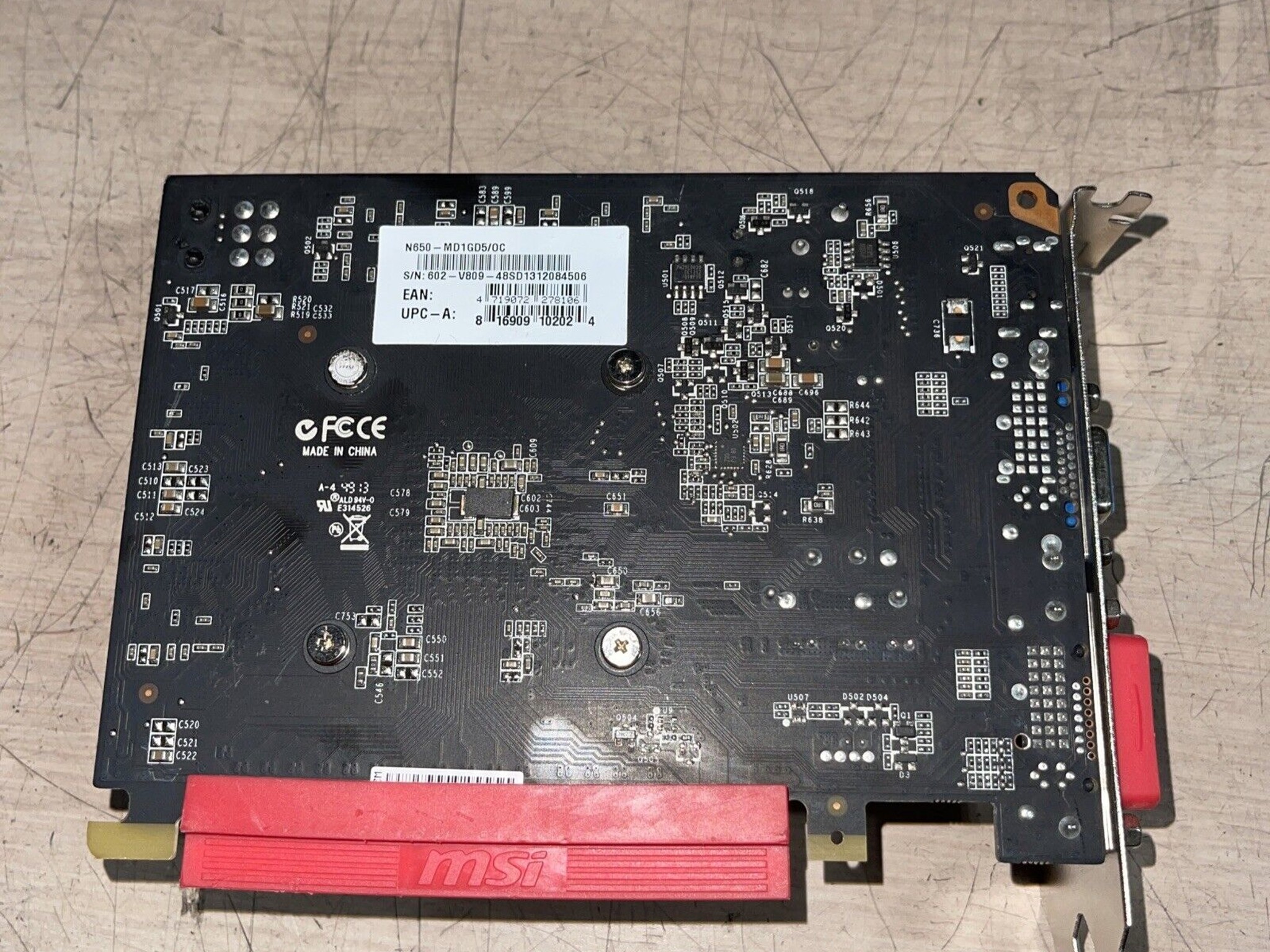 MSI NVIDIA GeForce GTX 650 (N650-MD1GD5?OC) 1gb GDDR5 HDMI