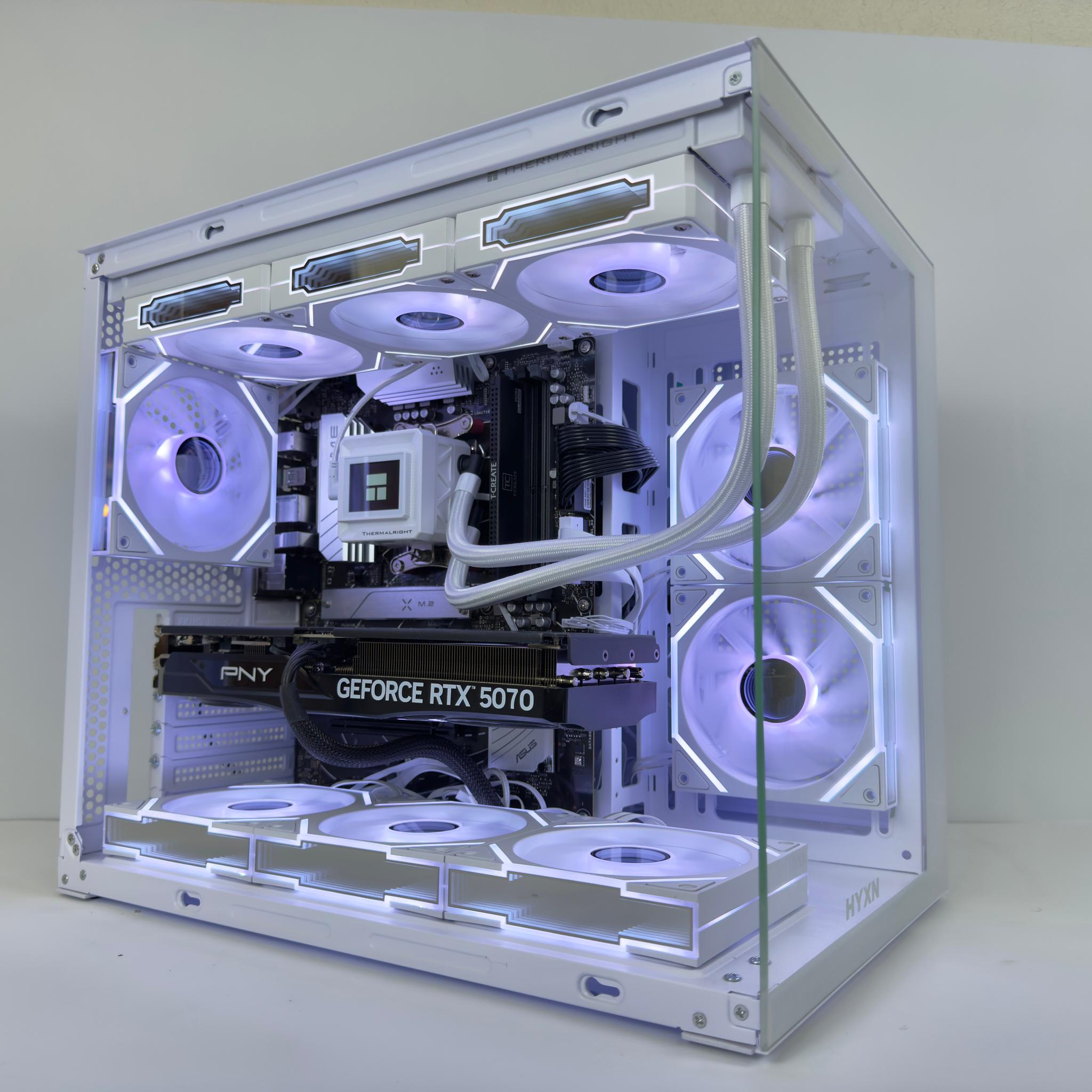 🧊 Custom Gaming PC // Ryzen 7 7800X3D, RTX 5070, 32GB DDR5 RAM, 1TB NVMe SSD, WiFi & Bluetooth 🧊