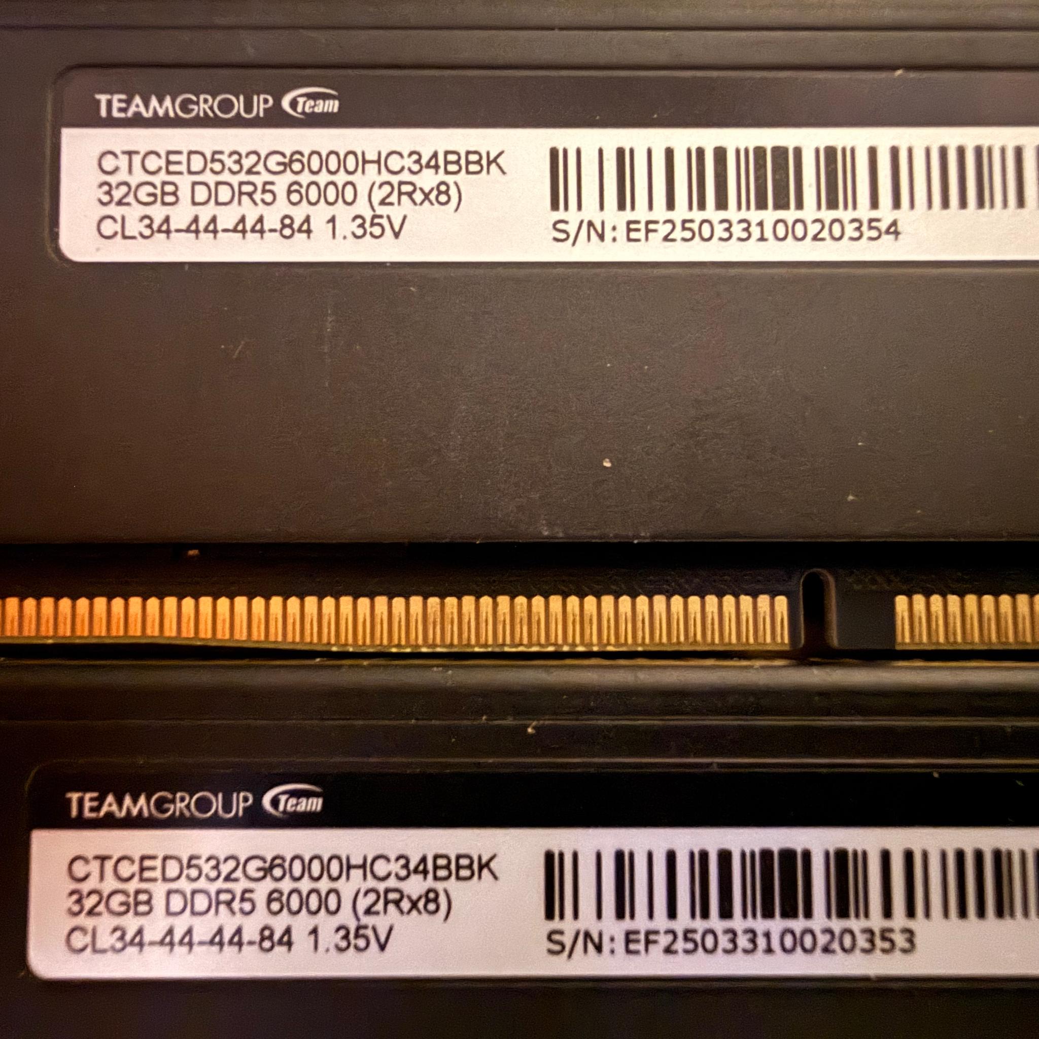 TEAMGROUP T. Create 64GB (2 x 32Gb) CL34 6000 Mt/s