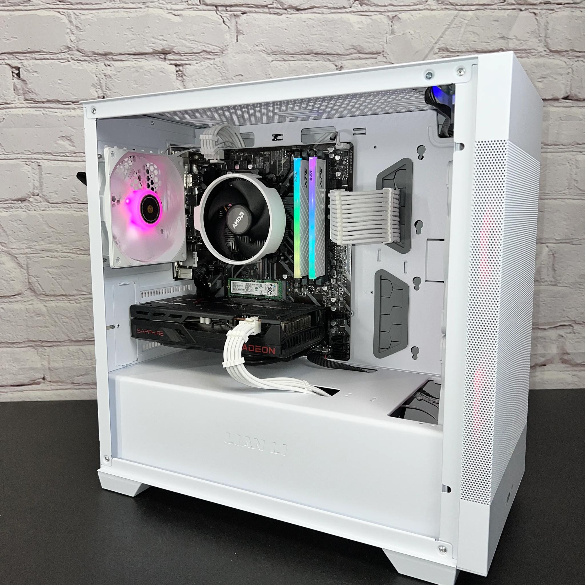 Ryzen 5 3600 RX 6600 16GB RAM 1TB M.2 Wifi 5 Bluetooth Window 10 Gaming PC