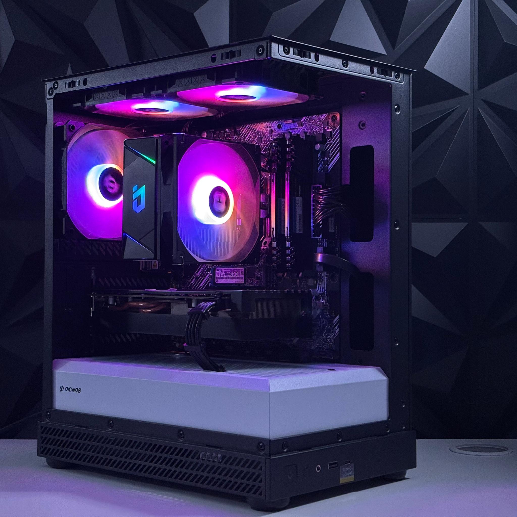 🌈⚡️🦾 Beast Gaming PC - RTX 3080 / Ryzen 5 5500 / 16GB RAM / 2TB Storage / WIFI + BT 🦾⚡️🌈