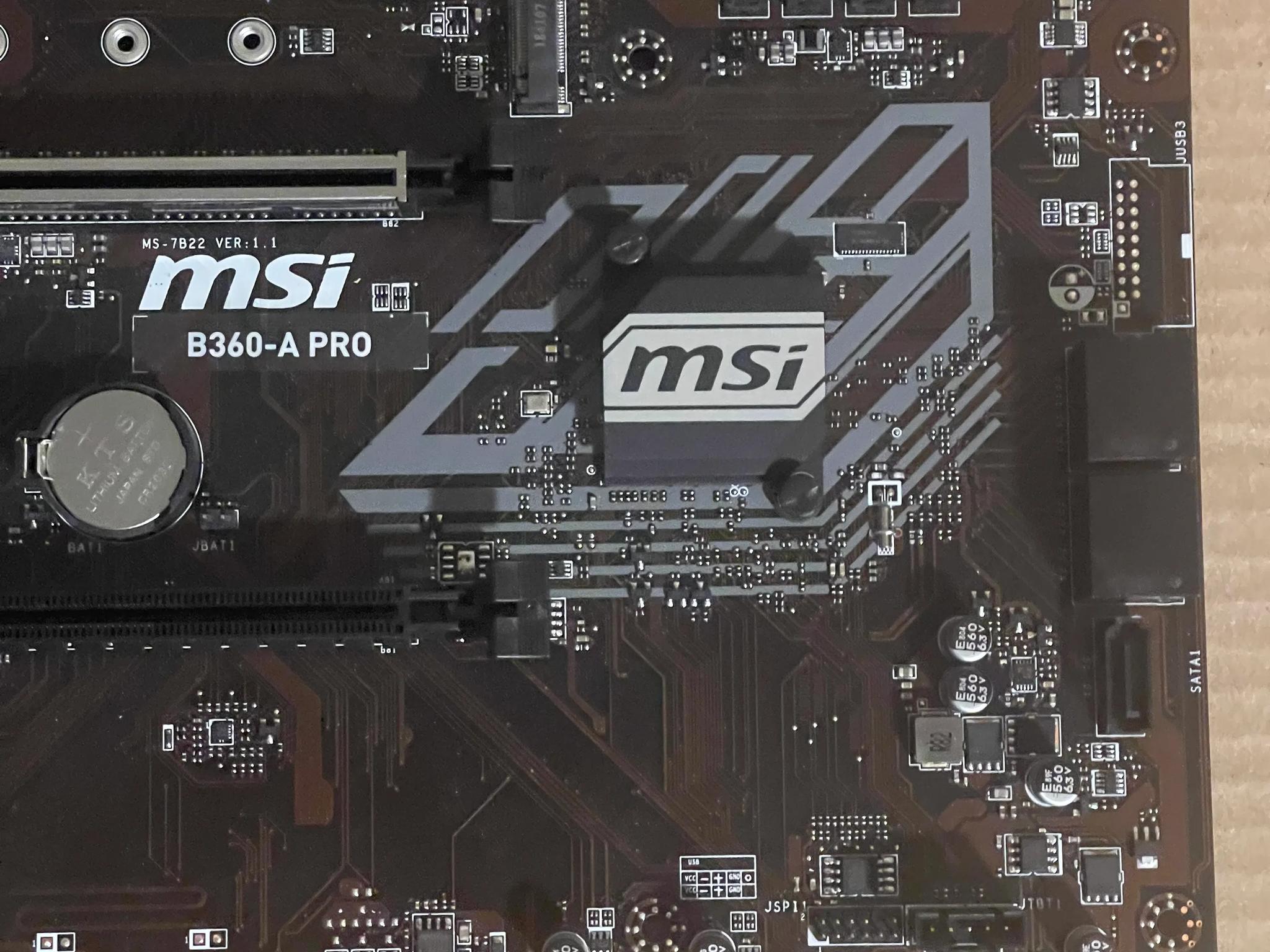 Used, MSI B360-A PRO & i7-8700 Bundle