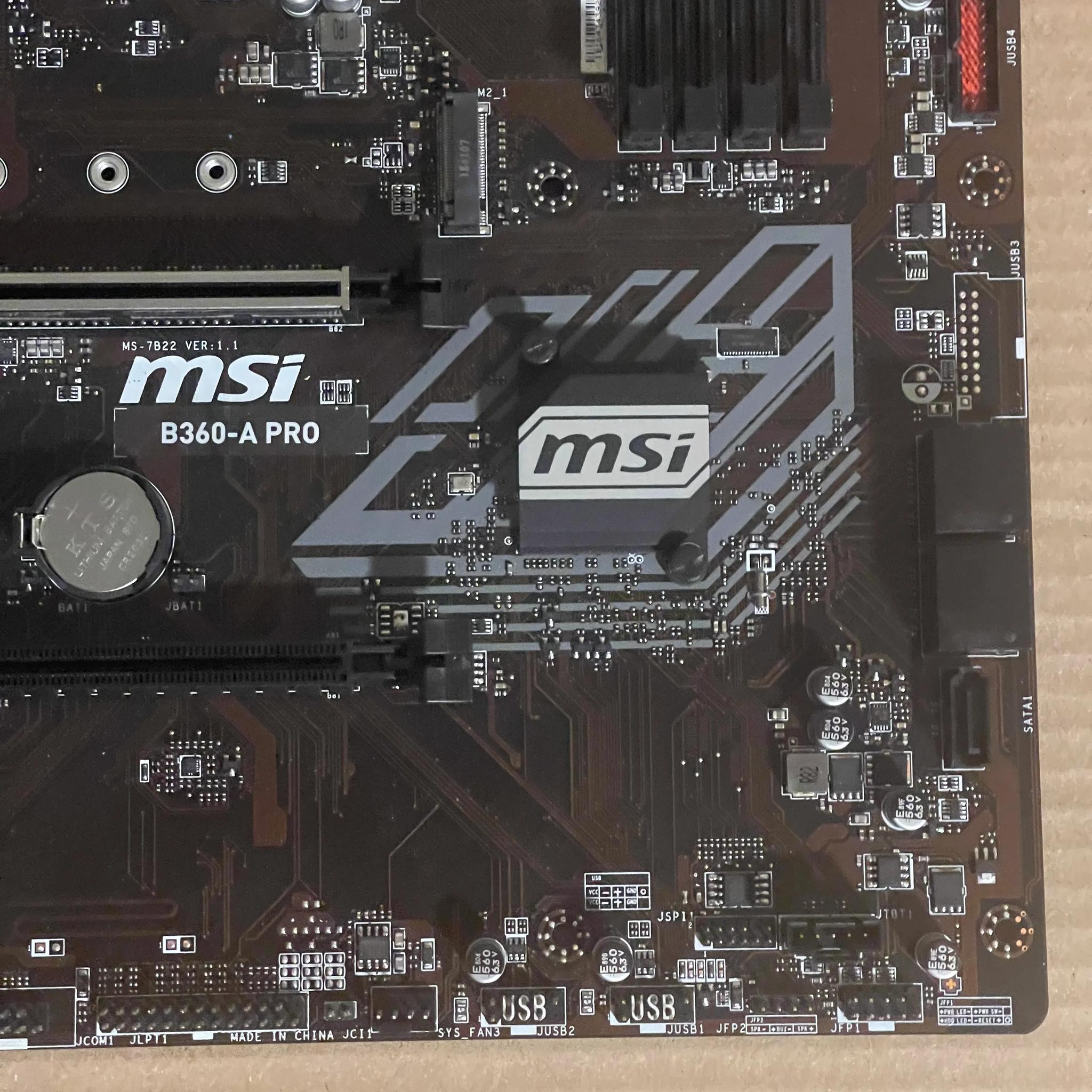 Used, MSI B360-A PRO & i7-8700 Bundle
