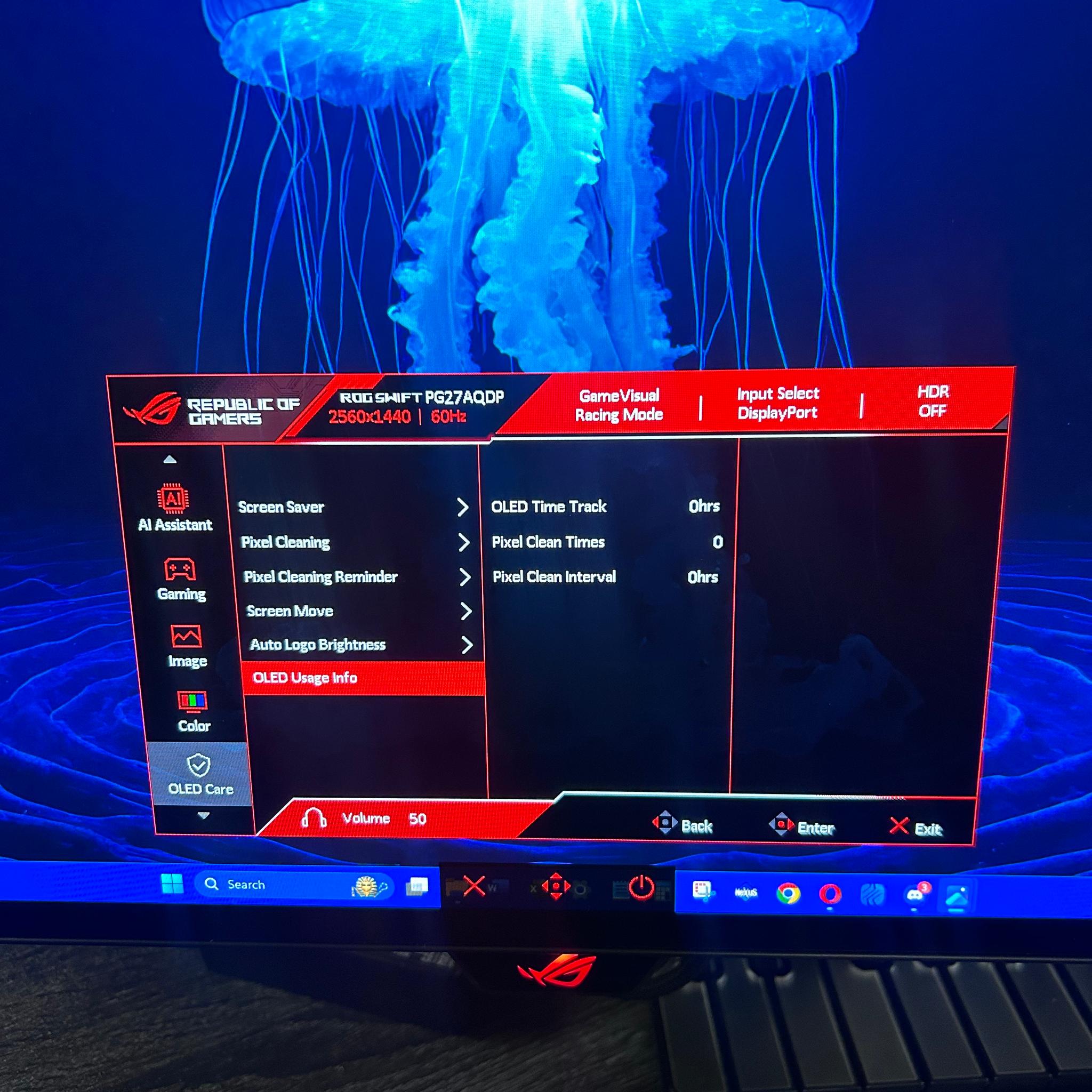 ASUS ROG (480hz Refresh Rate!!!) QD-OLED 27” 2K (2560x1440P) Gaming Monitor (0 Hours Used!!!)