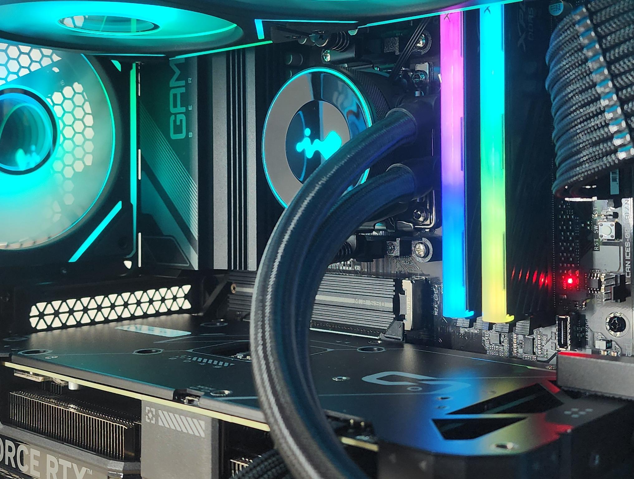 Gaming PC Ryzen 5 9600X 32GB RAM 1TB SSD RTX 4070 12GB Windows 11 Computer