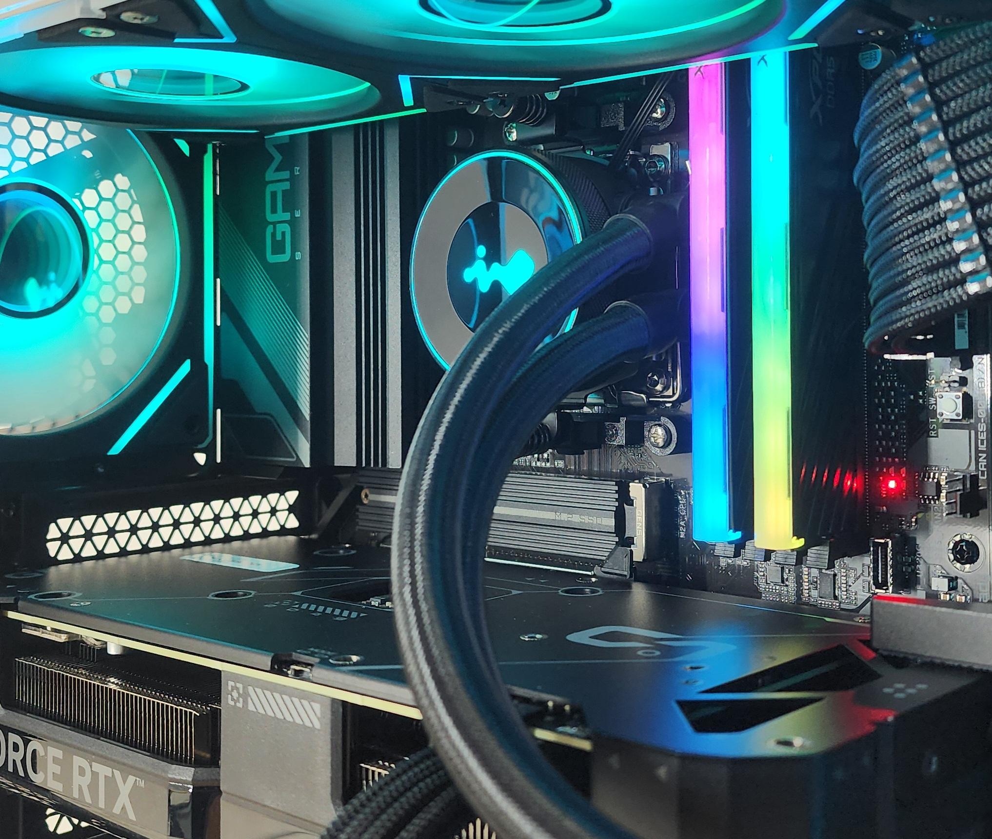 Gaming PC Ryzen 5 9600X 32GB RAM 1TB SSD RTX 4070 12GB Windows 11 Computer