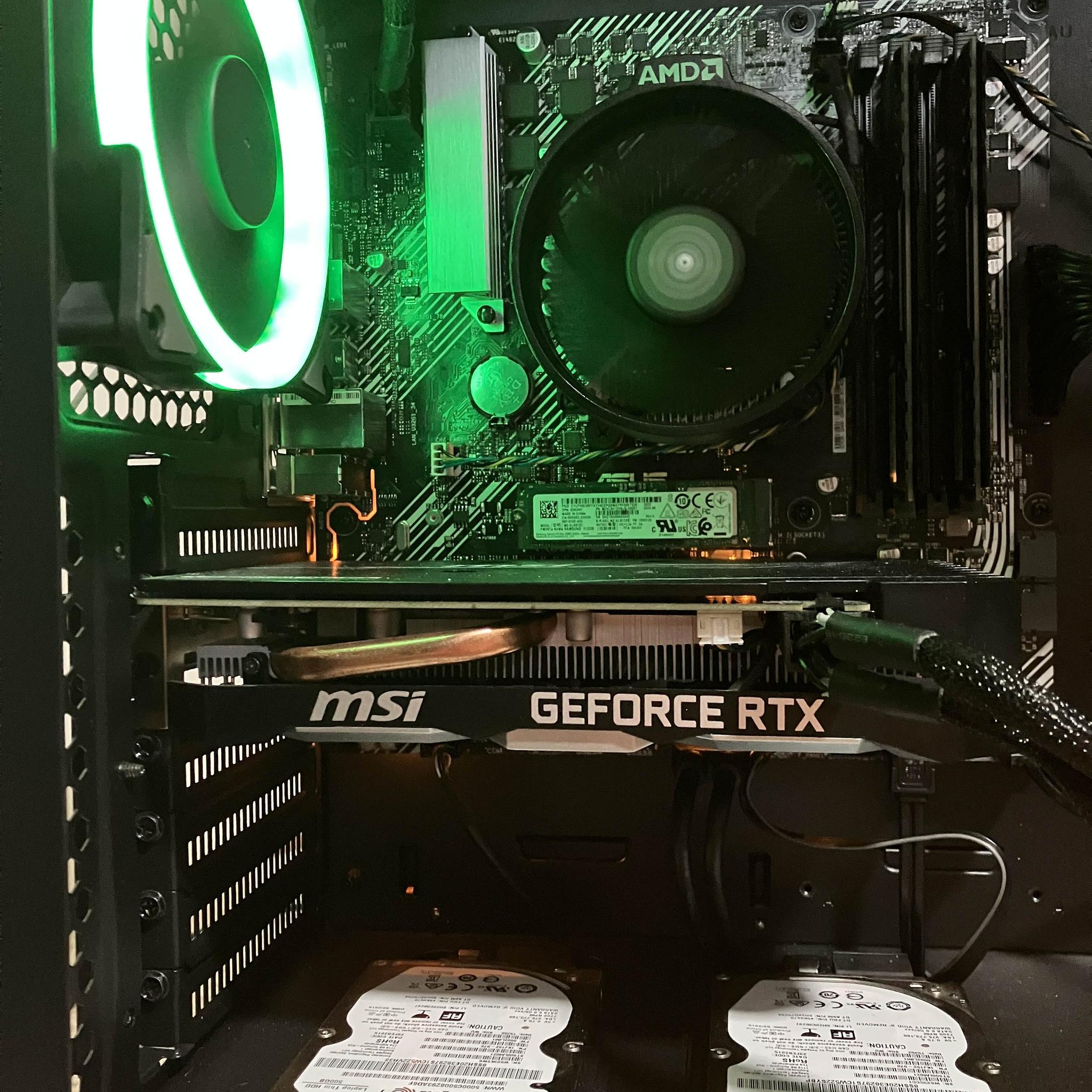 Budget RTX AM4 Gaming PC (RTX 2060 OC, Ryzen 5, 16GB RAM)