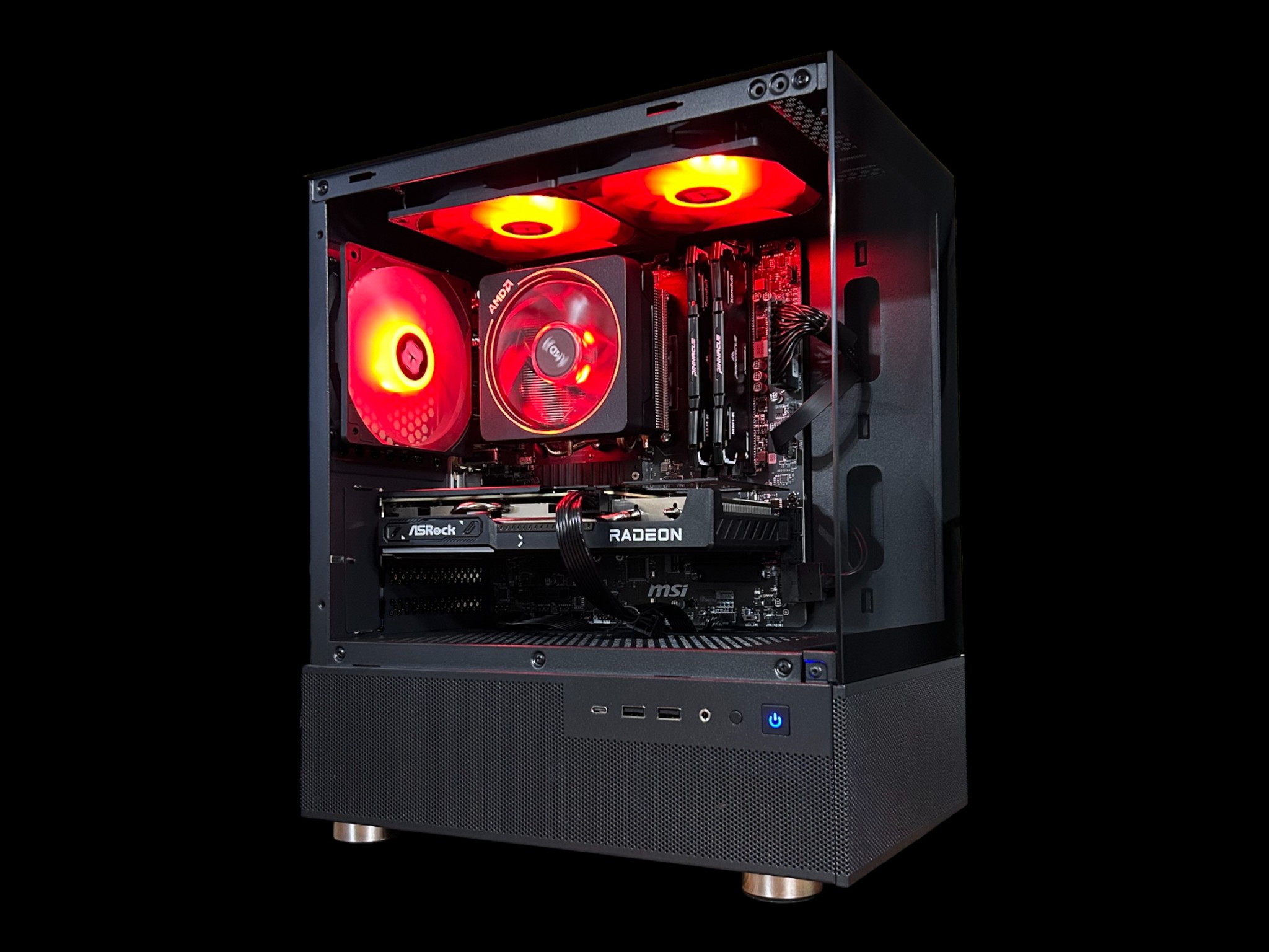 RX 9060XT 16GB | Ryzen 5 5600X | 16GB DDR4 | 1TB NVMe | The Officer RX