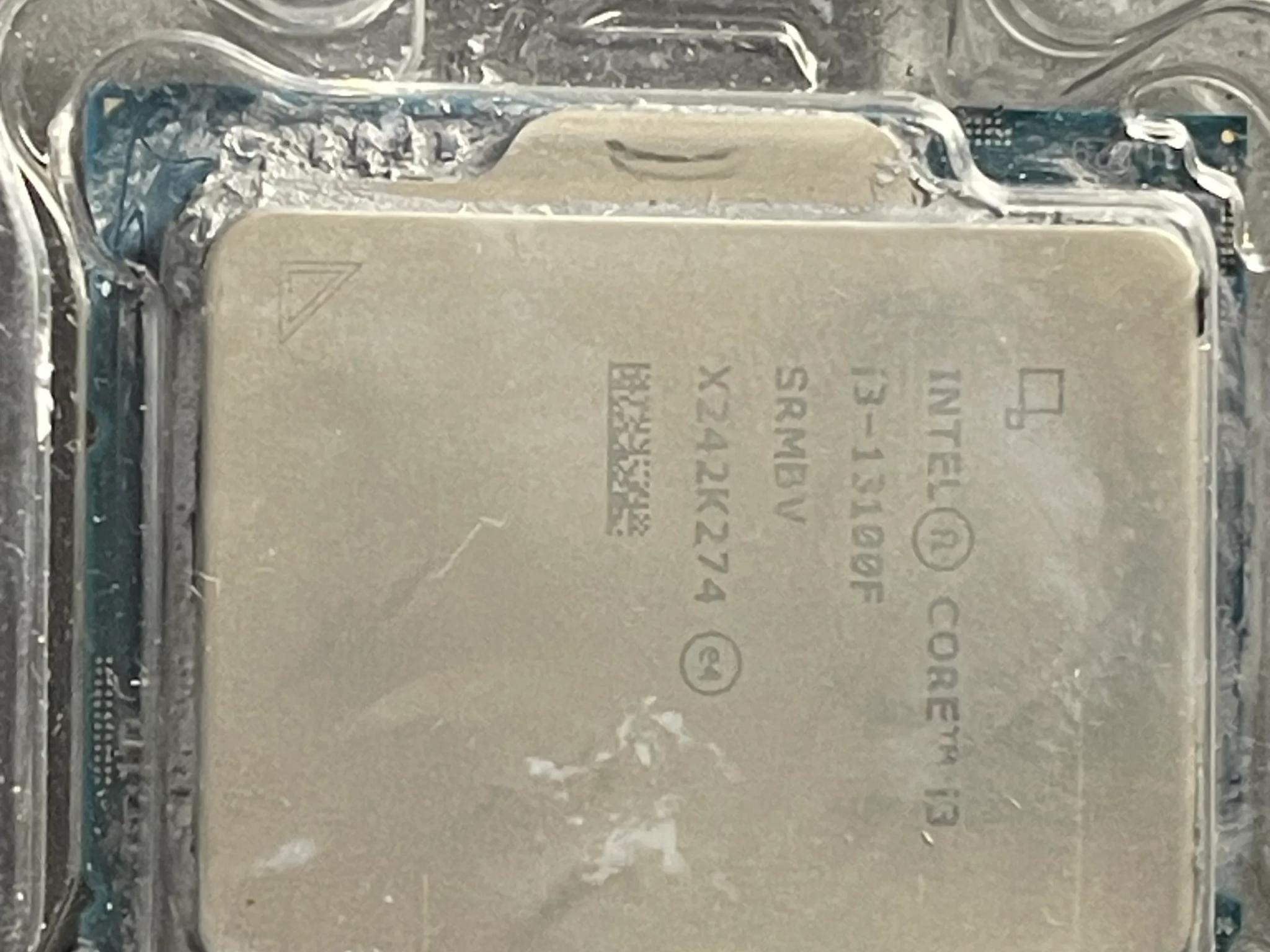 Intel 13100f / 4 cores 8 threads LGA 1700