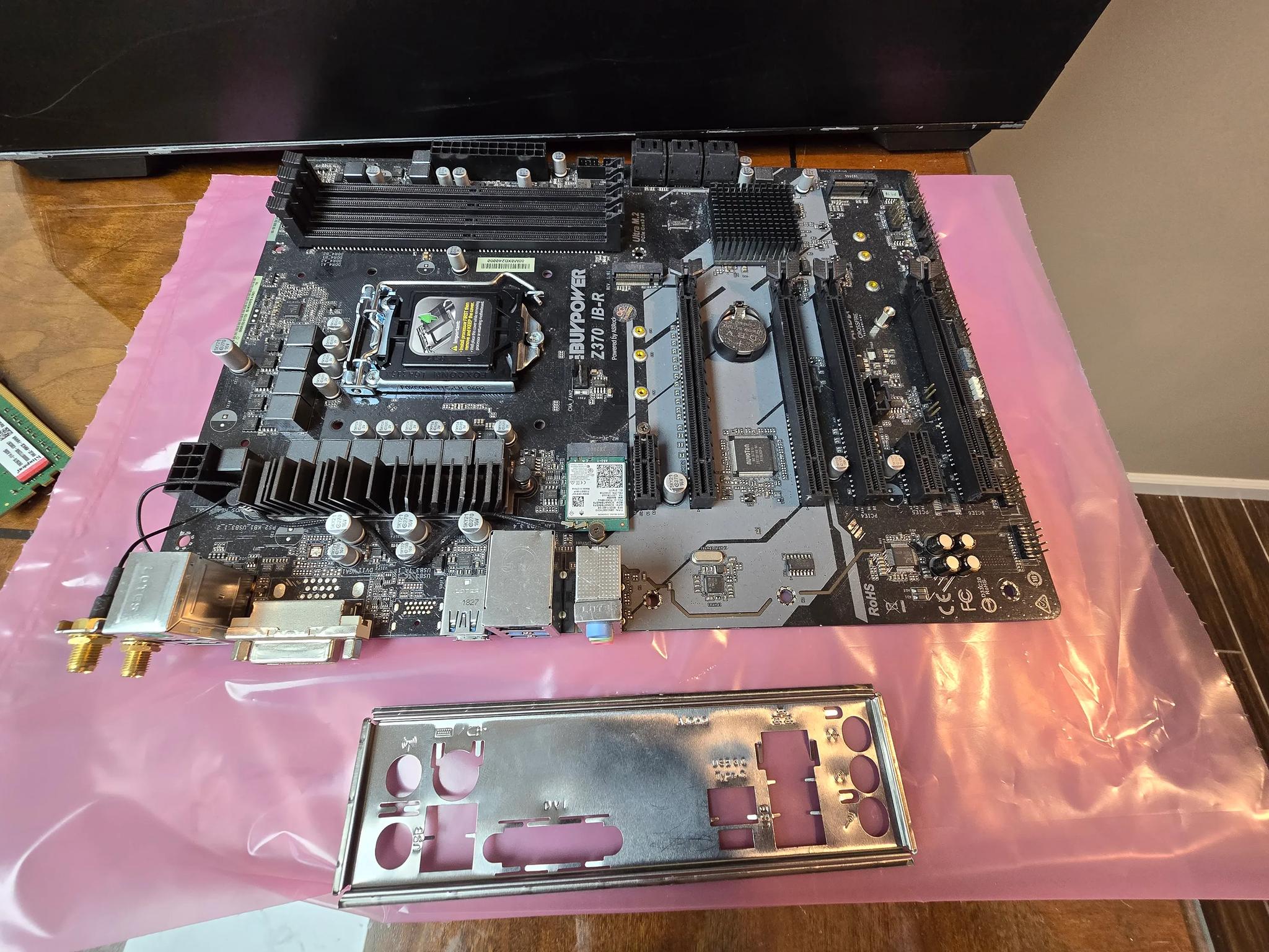 IBuyPower ASRock Z370 IB-R ATX Z370 Motherboard w/ dual M.2, Built-in WiFi