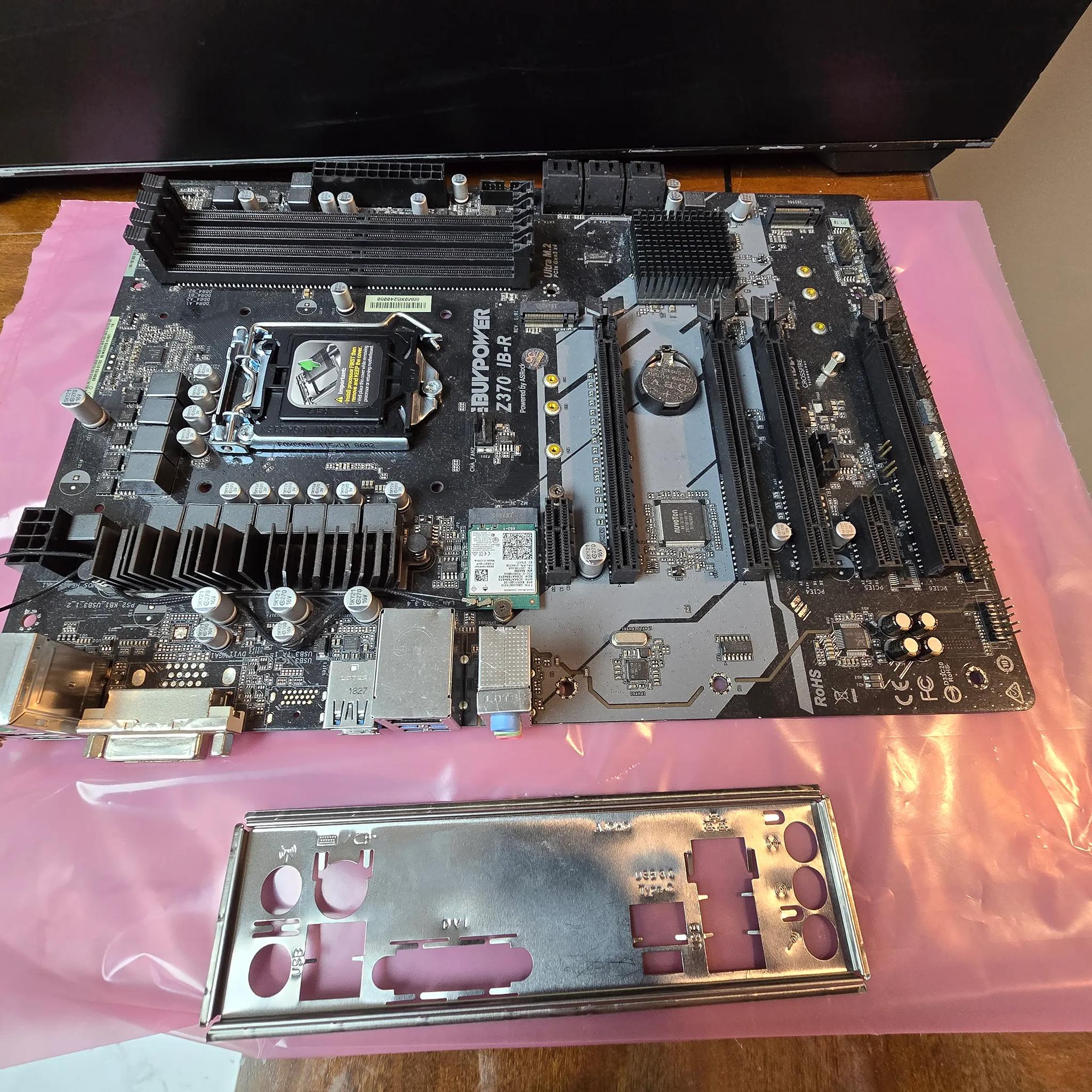 IBuyPower ASRock Z370 IB-R ATX Z370 Motherboard w/ dual M.2, Built-in WiFi