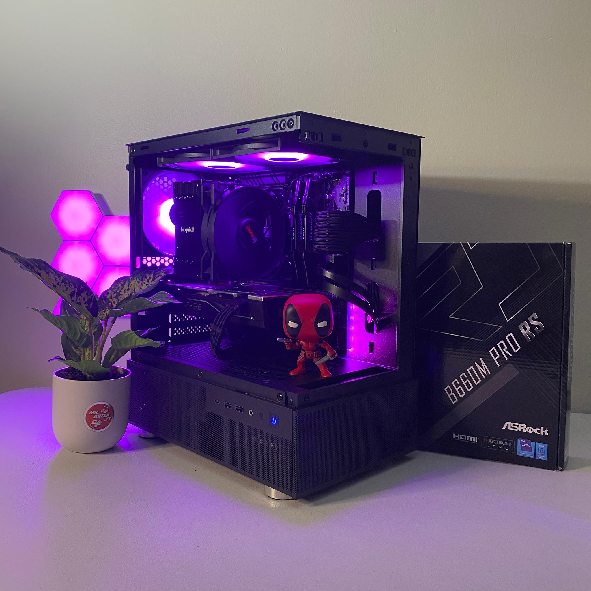 🖥️ Labor Day Sale !!!! i3 13100F / 16GB / 512GB / RX 580 8GB - Black Phoenix Gaming PC