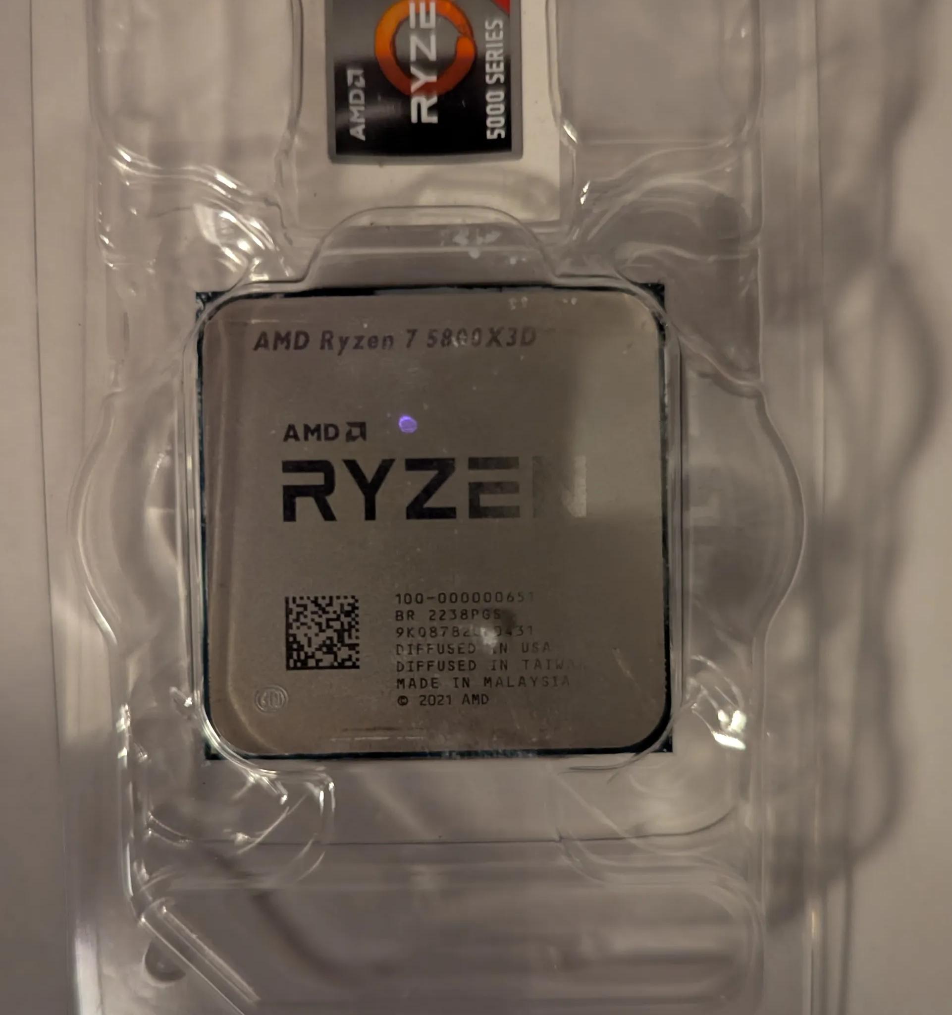 AMD Ryzen 7 5800X3D AM4 8-Core Processor With 3D V-Cache + Original Box