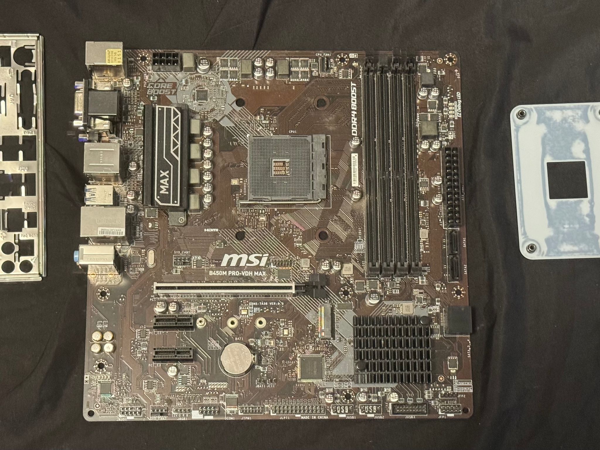 MSI mATX b450 PRO-VDH MAX