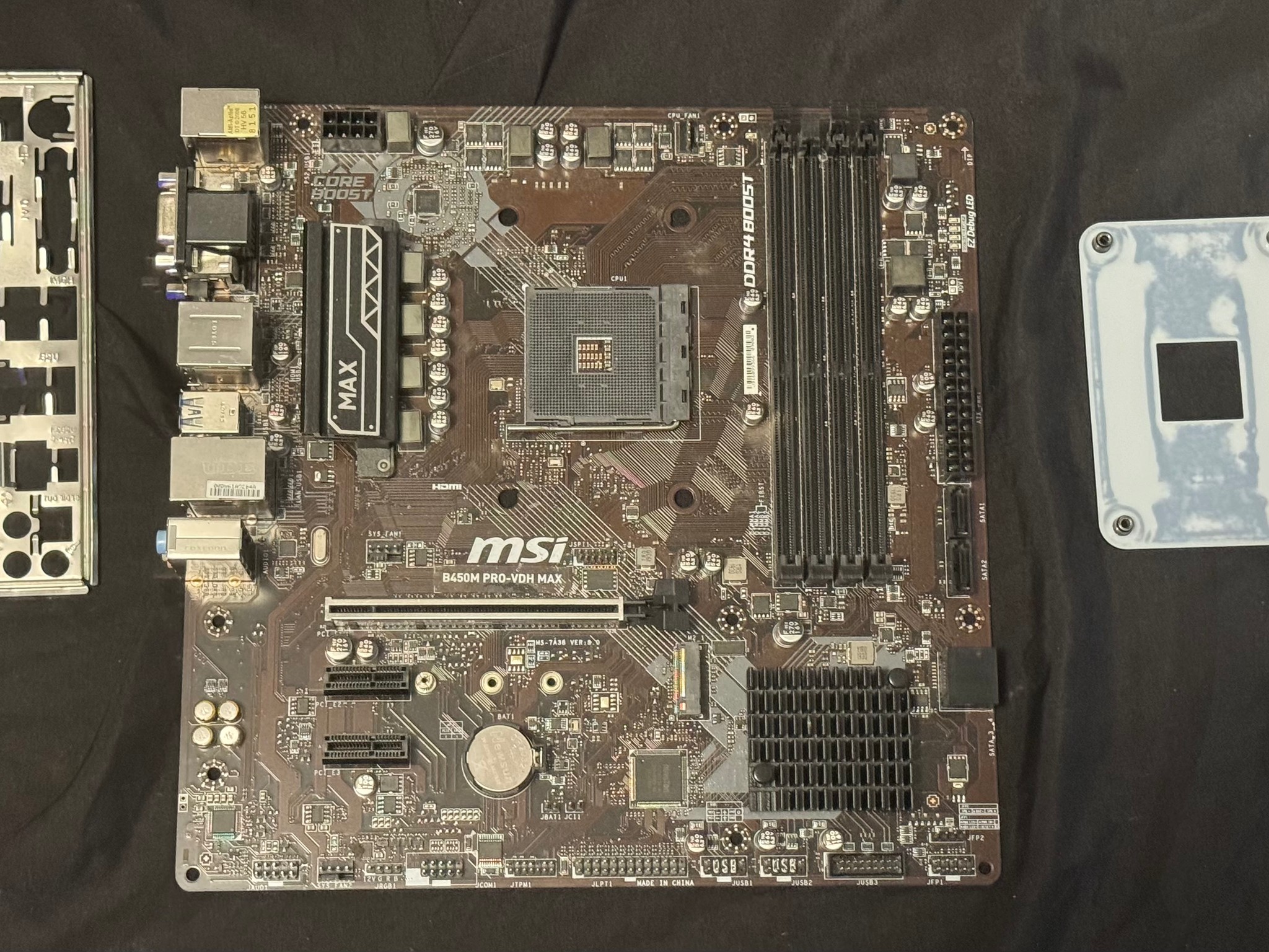 MSI mATX b450 PRO-VDH MAX