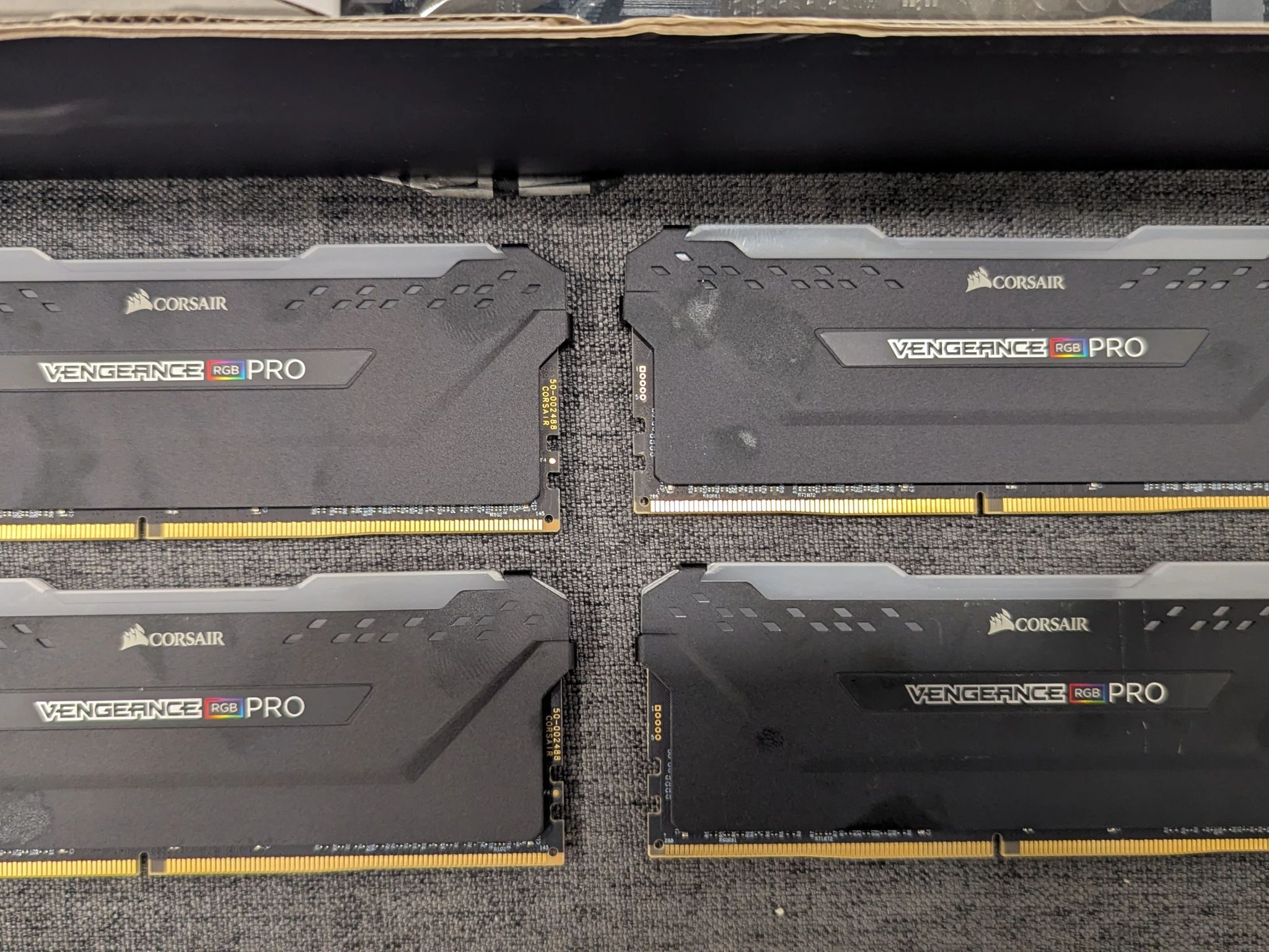 Asus TUF B-550 PLUS Gamng WIFI and 64GB DDR 4 Corsair Vengance RGB PRO