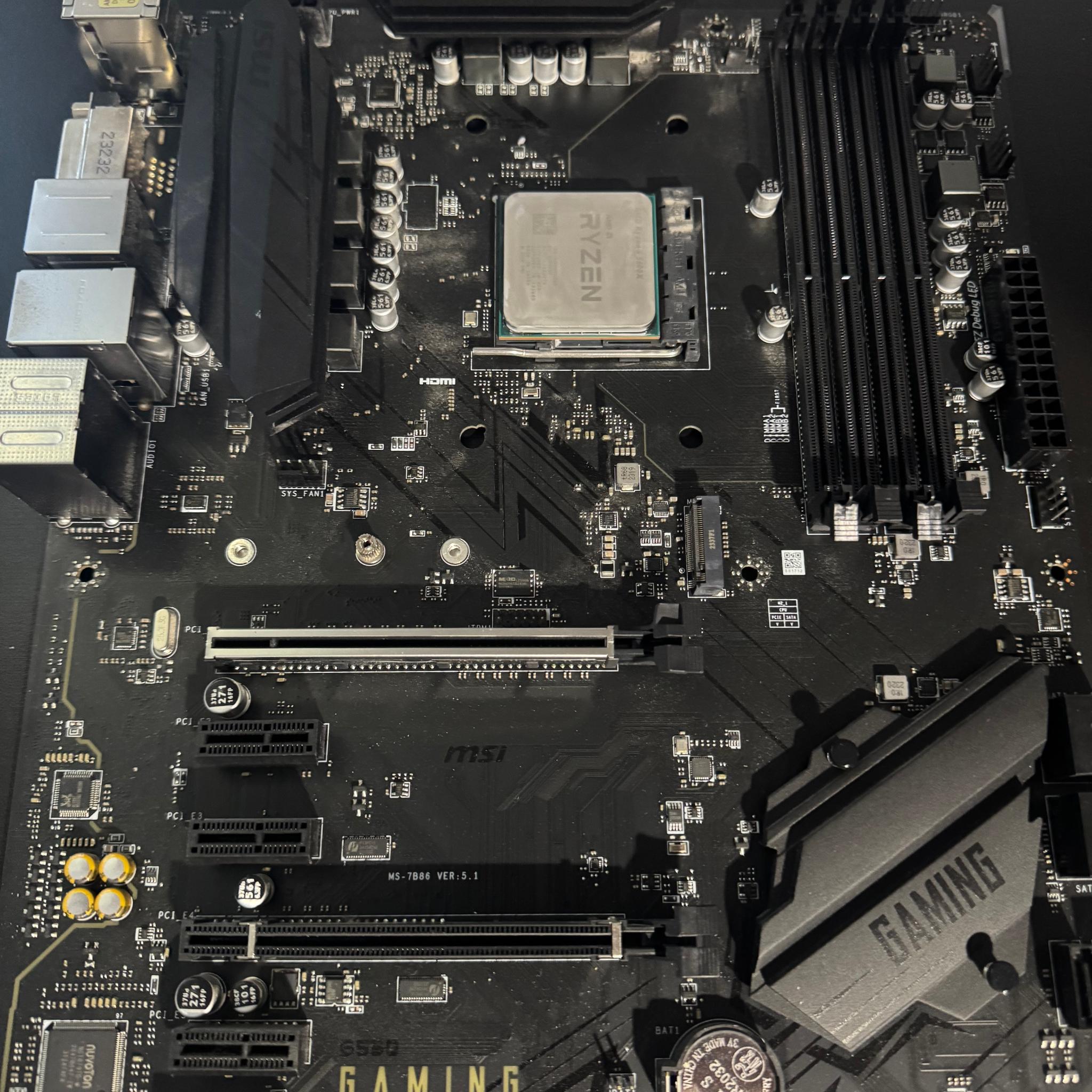 MSI B550 Gaming Gen3 + Ryzen 5 5600X Combo – Tested & Working