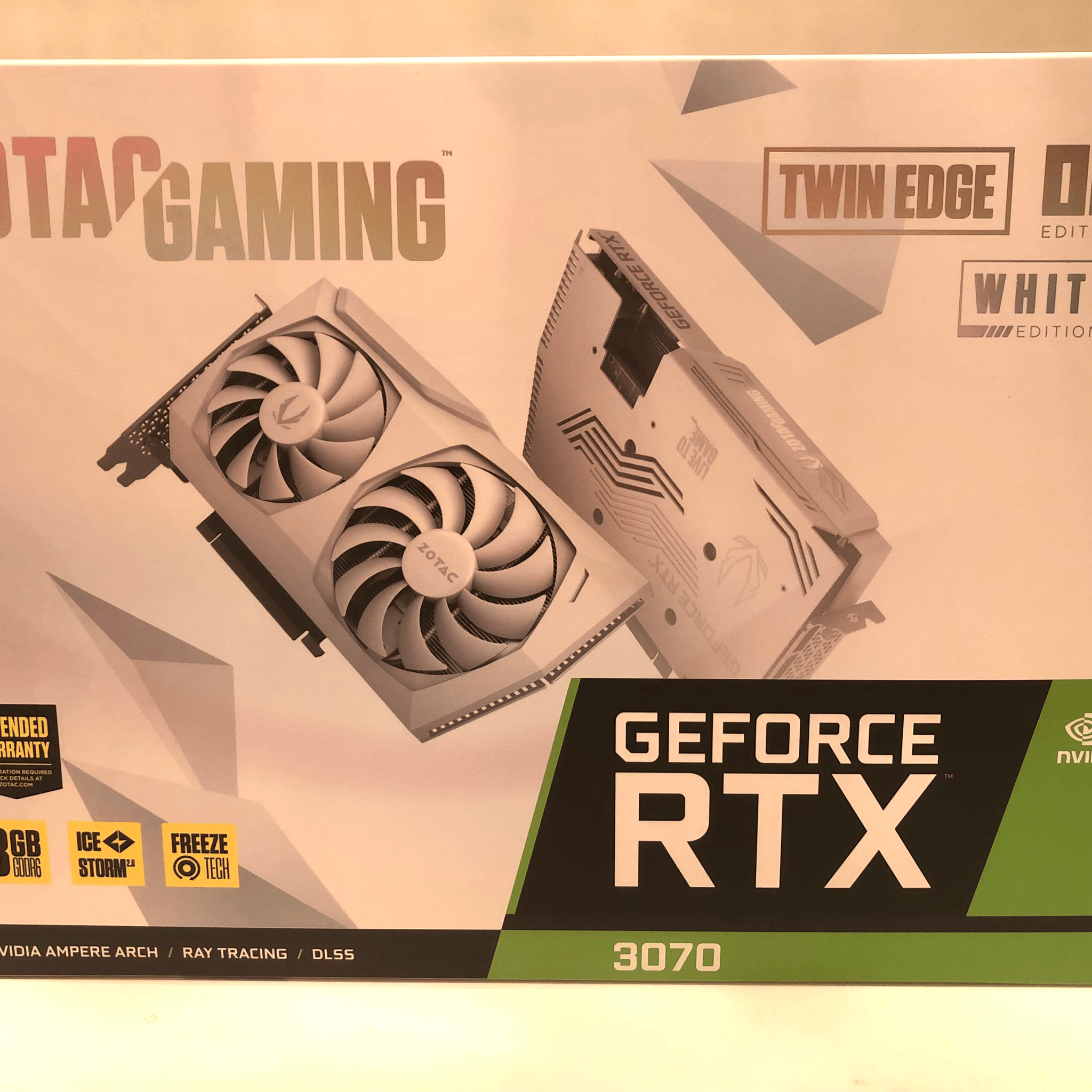   ***FACTORY REFURBISHED*** ZOTAC GAMING GeForce RTX 3070 Twin Edge OC White Edition