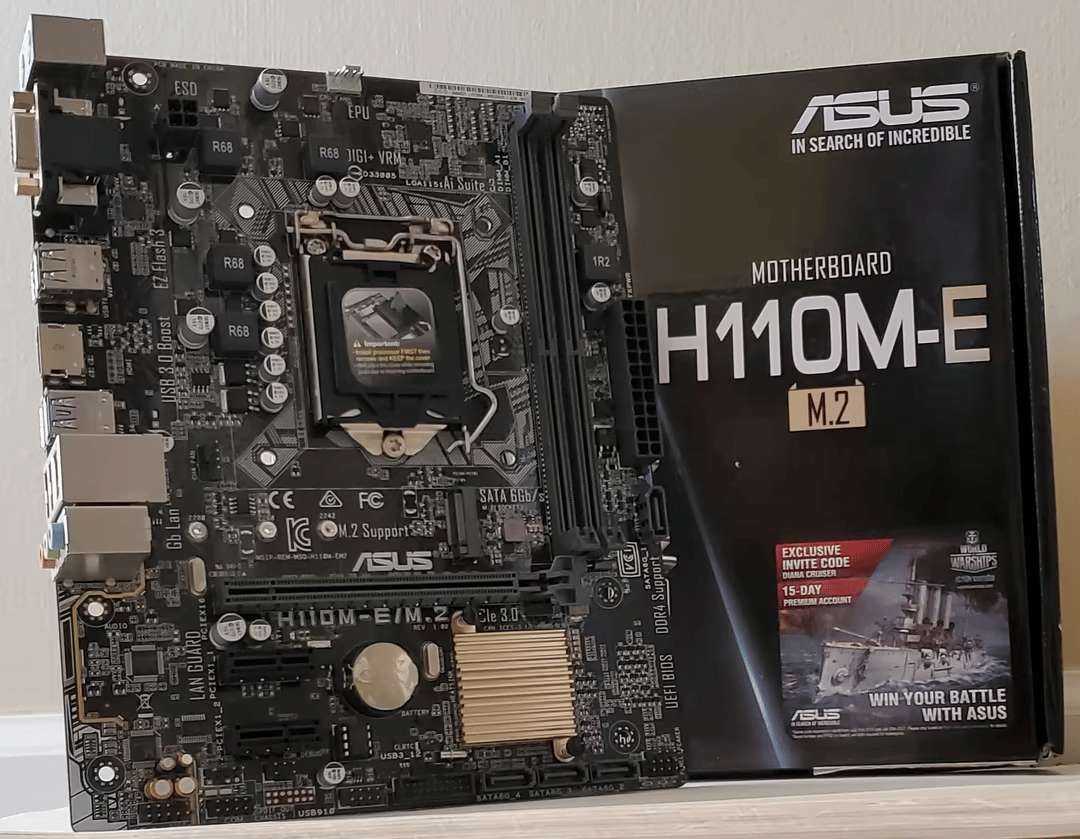 Asus H110M-E/M.2 Micro ATX LGA 1151 Motherboard